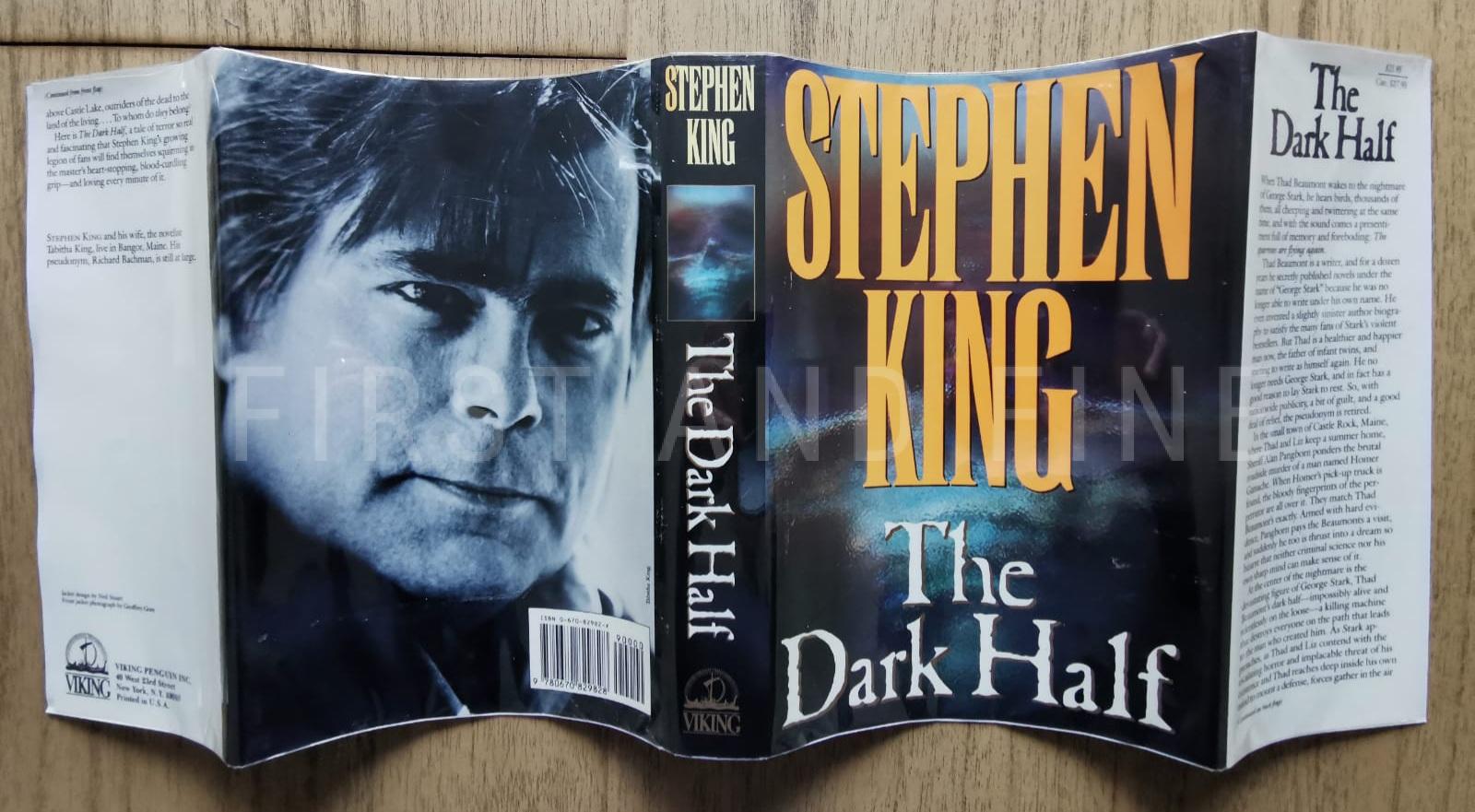 King, Stephen (1989) 'The Dark Half', US signed and inscribed first edition with the original promotional T-shirt - Image 13