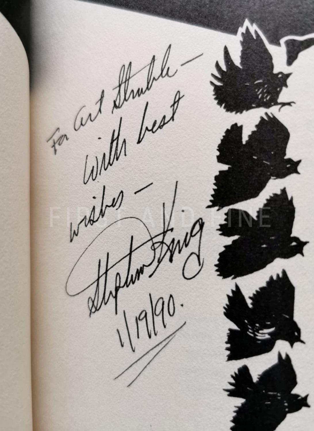 King, Stephen (1989) 'The Dark Half', US signed and inscribed first edition with the original promotional T-shirt - Image 3