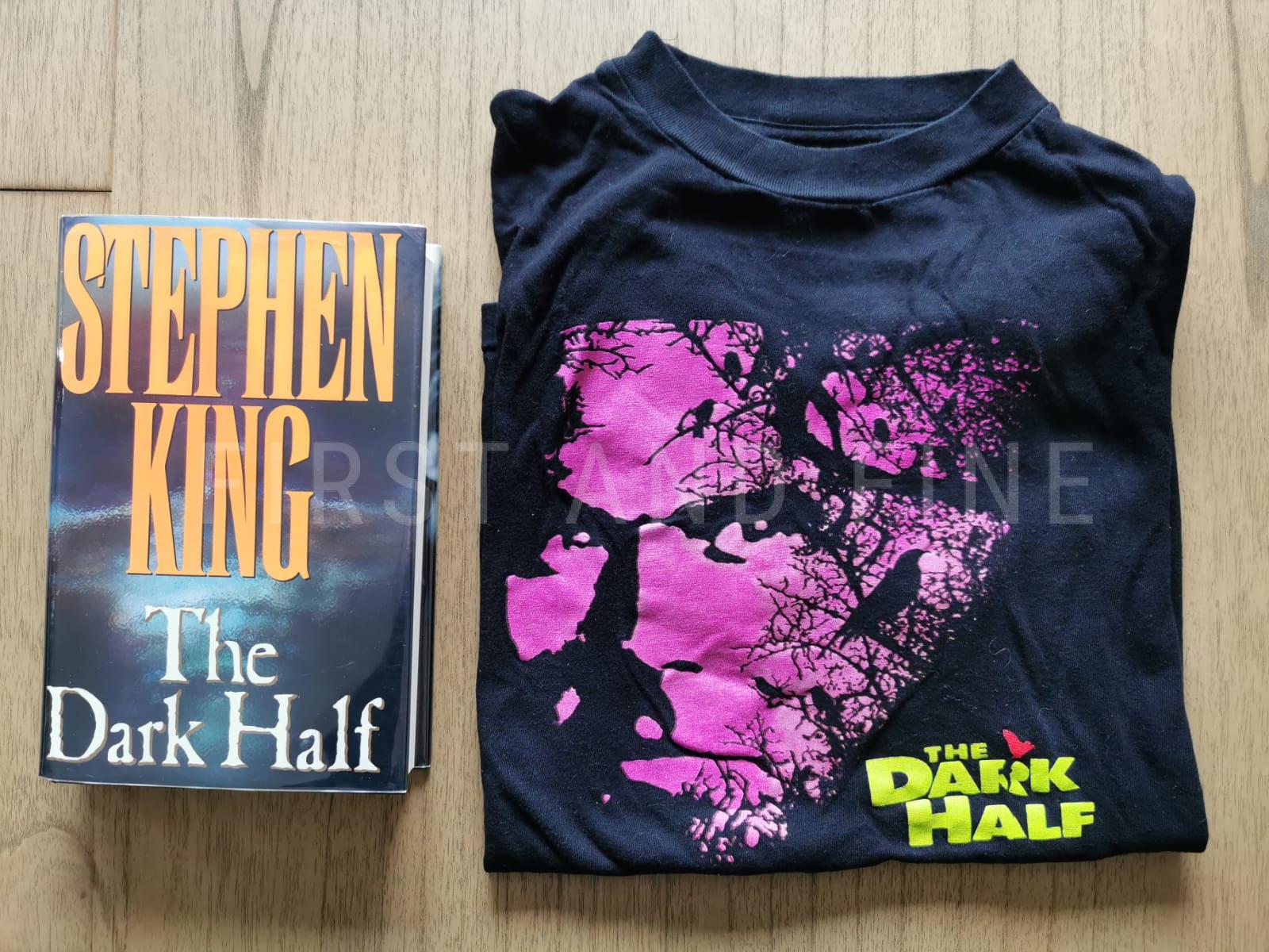 King, Stephen (1989) 'The Dark Half', US signed and inscribed first edition with the original promotional T-shirt