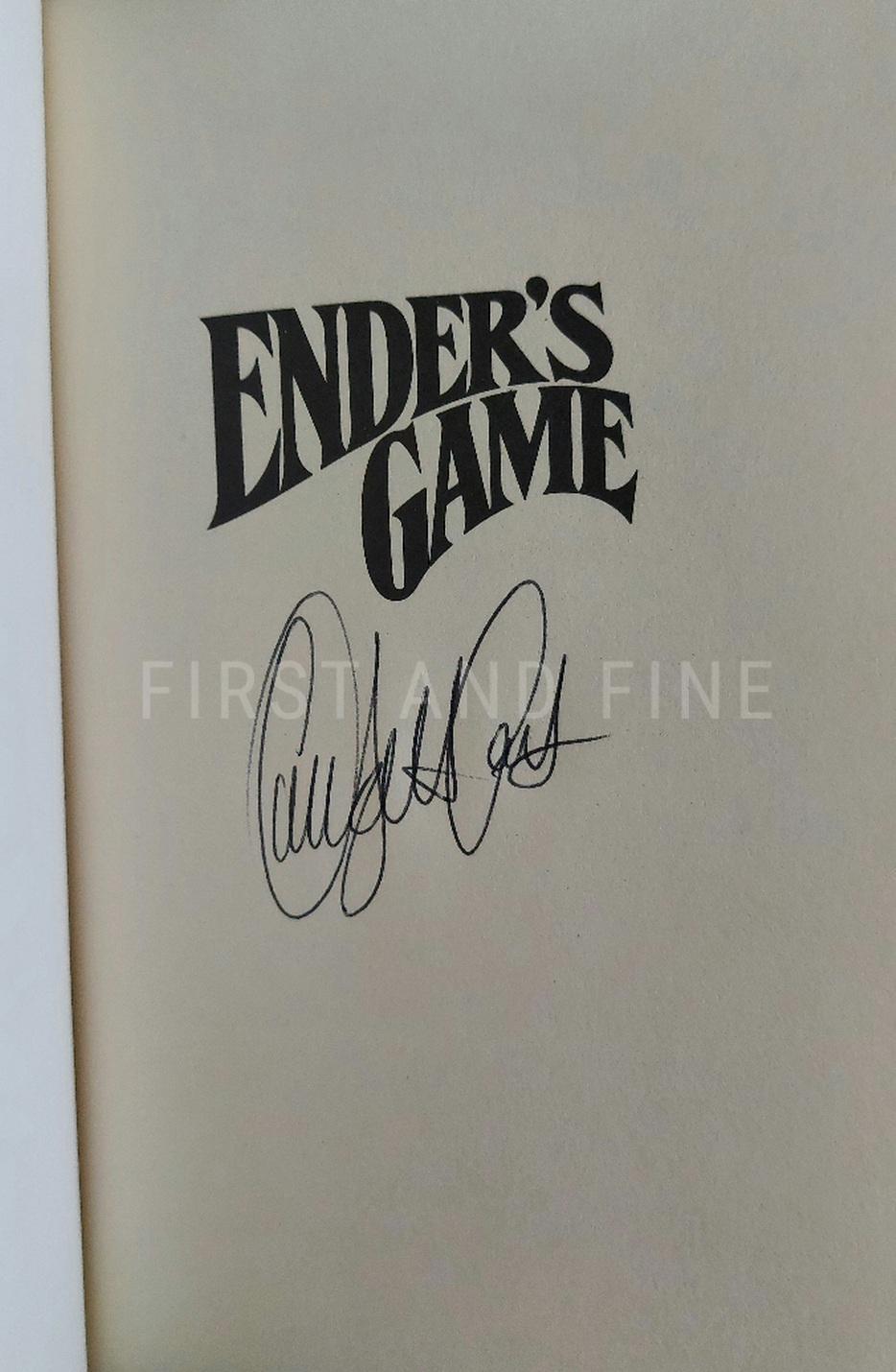 Card, Orscon Scott (1985-01) 'Ender's Game'; 'Speaker for the Dead'; 'Xenocide'; 'Children of the Mind'; 'Ender's Shadow'; 'Shadow of the Hegemon' - the first six novels in Ender's Game Series, all US signed first editions - Image 2