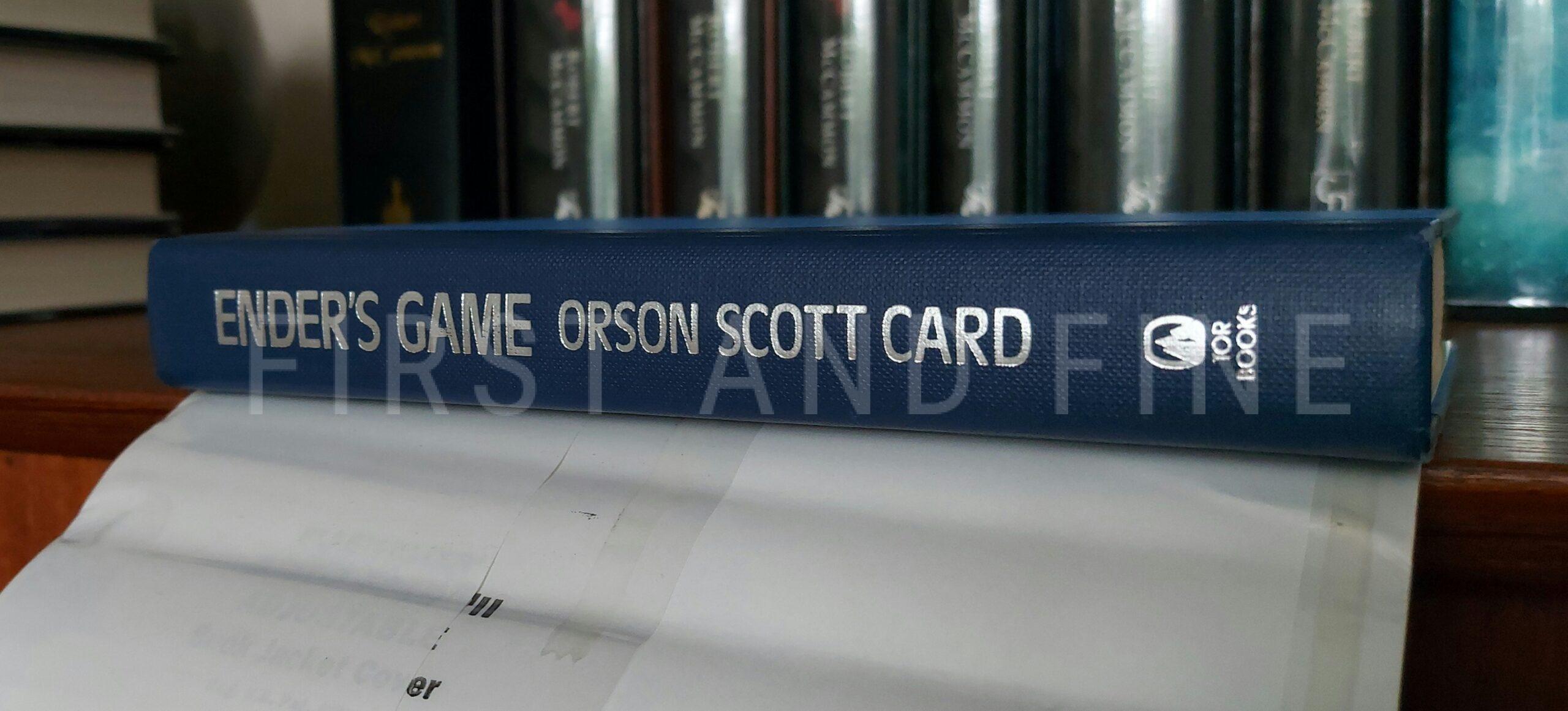 Card, Orscon Scott (1985-01) 'Ender's Game'; 'Speaker for the Dead'; 'Xenocide'; 'Children of the Mind'; 'Ender's Shadow'; 'Shadow of the Hegemon' - the first six novels in Ender's Game Series, all US signed first editions - Image 14