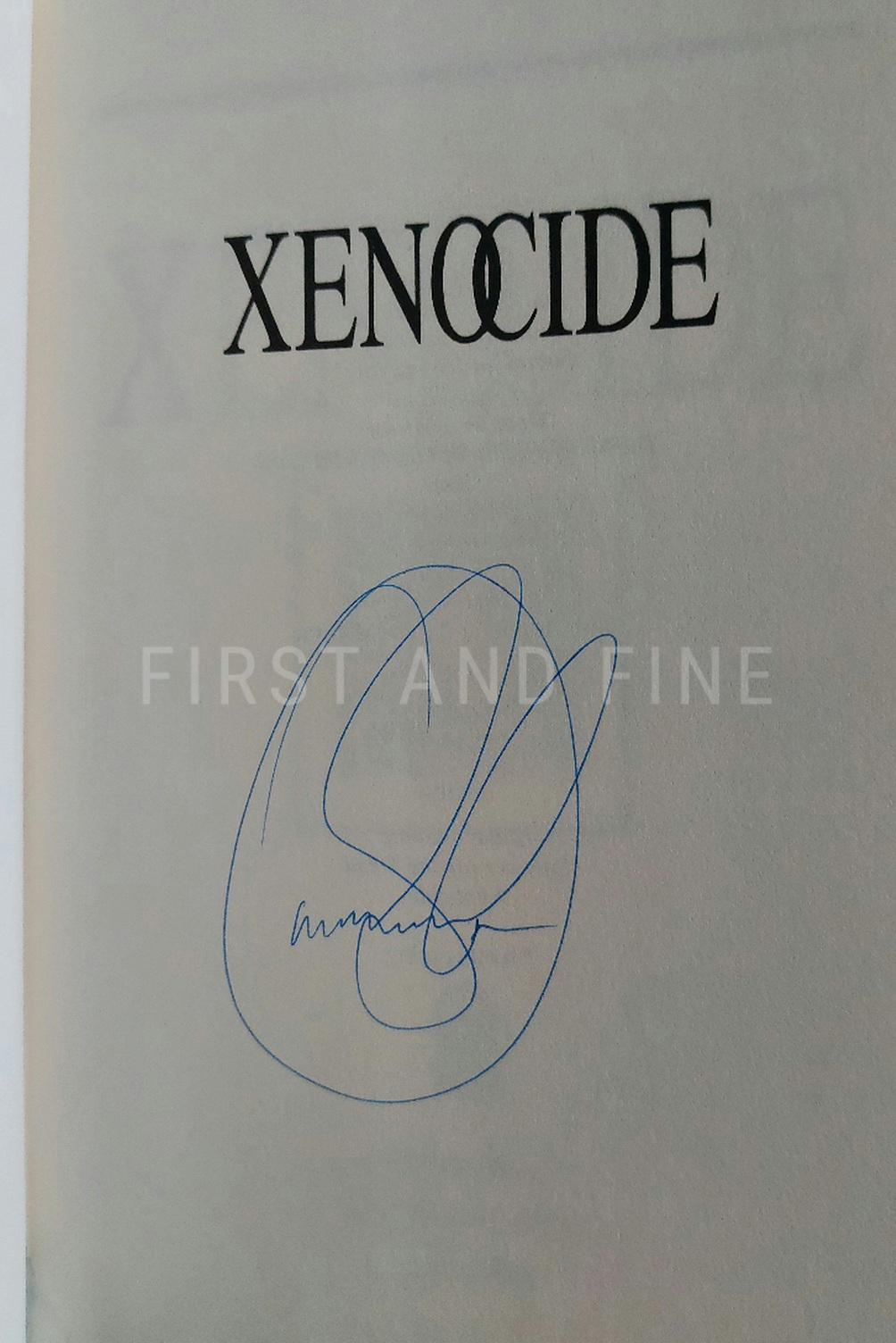 Card, Orscon Scott (1985-01) 'Ender's Game'; 'Speaker for the Dead'; 'Xenocide'; 'Children of the Mind'; 'Ender's Shadow'; 'Shadow of the Hegemon' - the first six novels in Ender's Game Series, all US signed first editions - Image 4