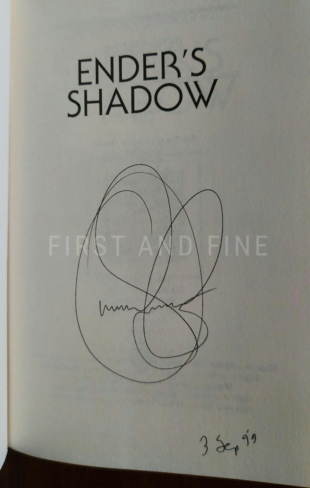 Card, Orscon Scott (1985-01) 'Ender's Game'; 'Speaker for the Dead'; 'Xenocide'; 'Children of the Mind'; 'Ender's Shadow'; 'Shadow of the Hegemon' - the first six novels in Ender's Game Series, all US signed first editions - Image 5