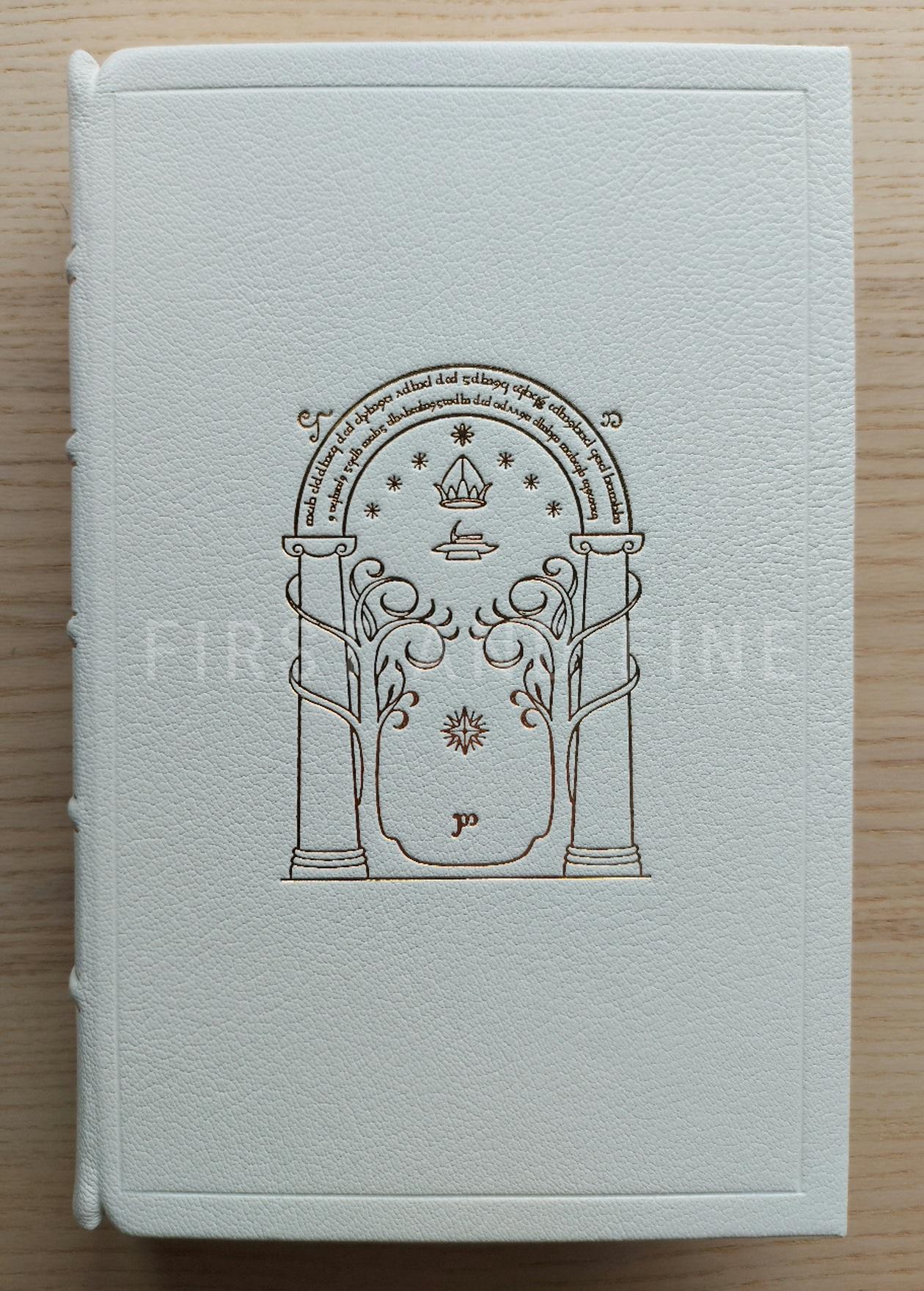 Tolkien, J.R.R. (1954-55) 'The Lord of the Rings', UK first editions beautifully rebound in full white leather - Image 16