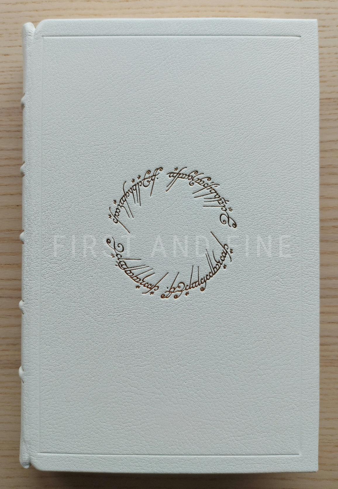 Tolkien, J.R.R. (1954-55) 'The Lord of the Rings', UK first editions beautifully rebound in full white leather - Image 17