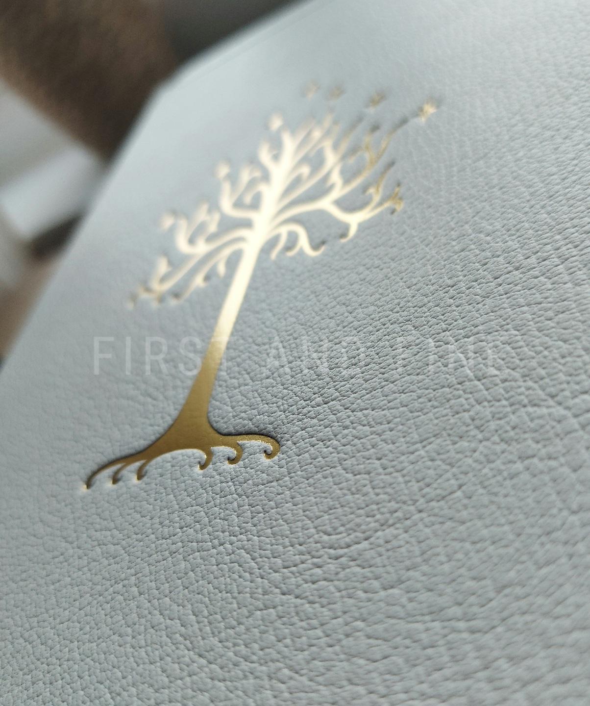 Tolkien, J.R.R. (1954-55) 'The Lord of the Rings', UK first editions beautifully rebound in full white leather - Image 11