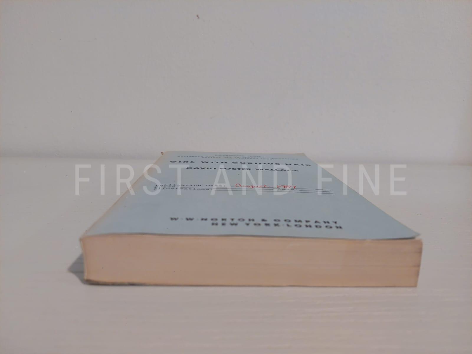 Foster Wallace, David (1989) 'Girl with Curious Hair', US uncorrected proof - Image 5
