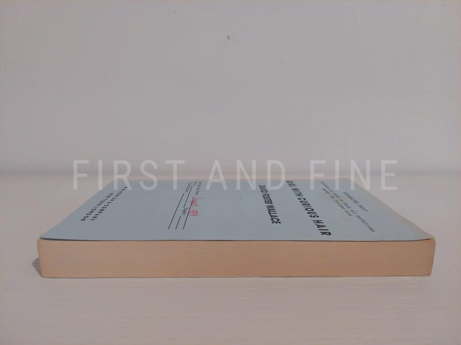 Foster Wallace, David (1989) 'Girl with Curious Hair', US uncorrected proof - Image 6