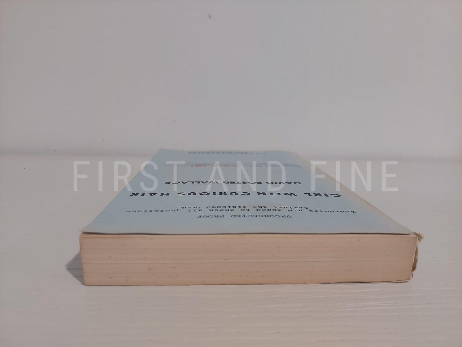 Foster Wallace, David (1989) 'Girl with Curious Hair', US uncorrected proof - Image 7