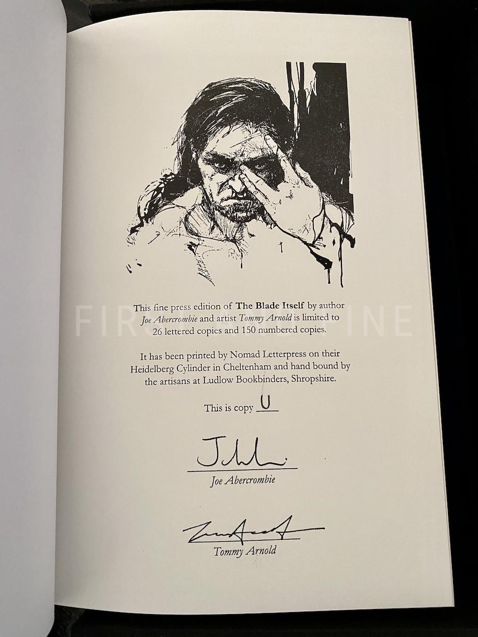 Abercrombie, Joe (2023) 'The Blade Itself', UK signed lettered limited edition published by Curious King - Image 2