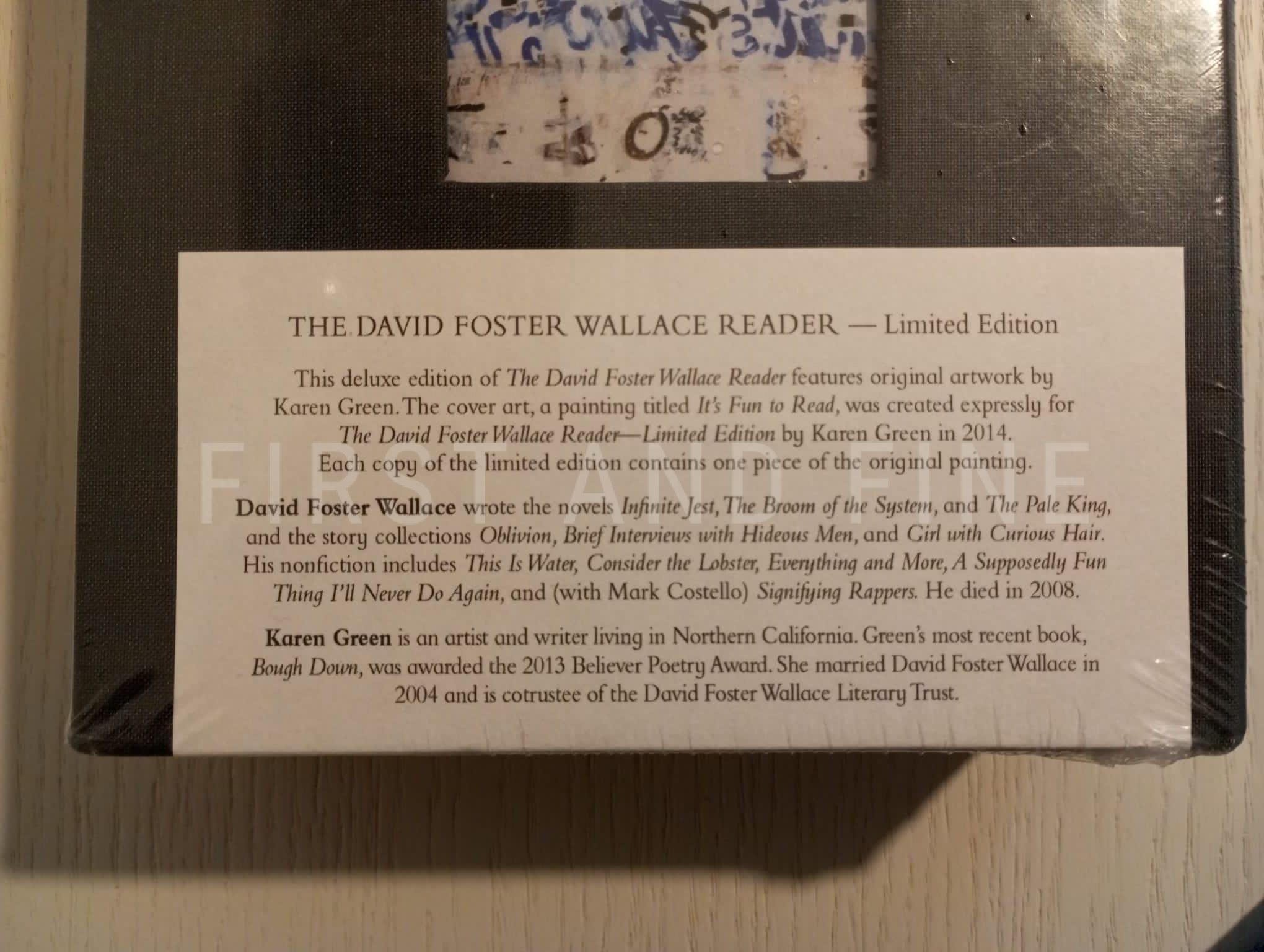 Foster Wallace, David (2014) 'Reader', US limited edition of 270 copies - Image 4