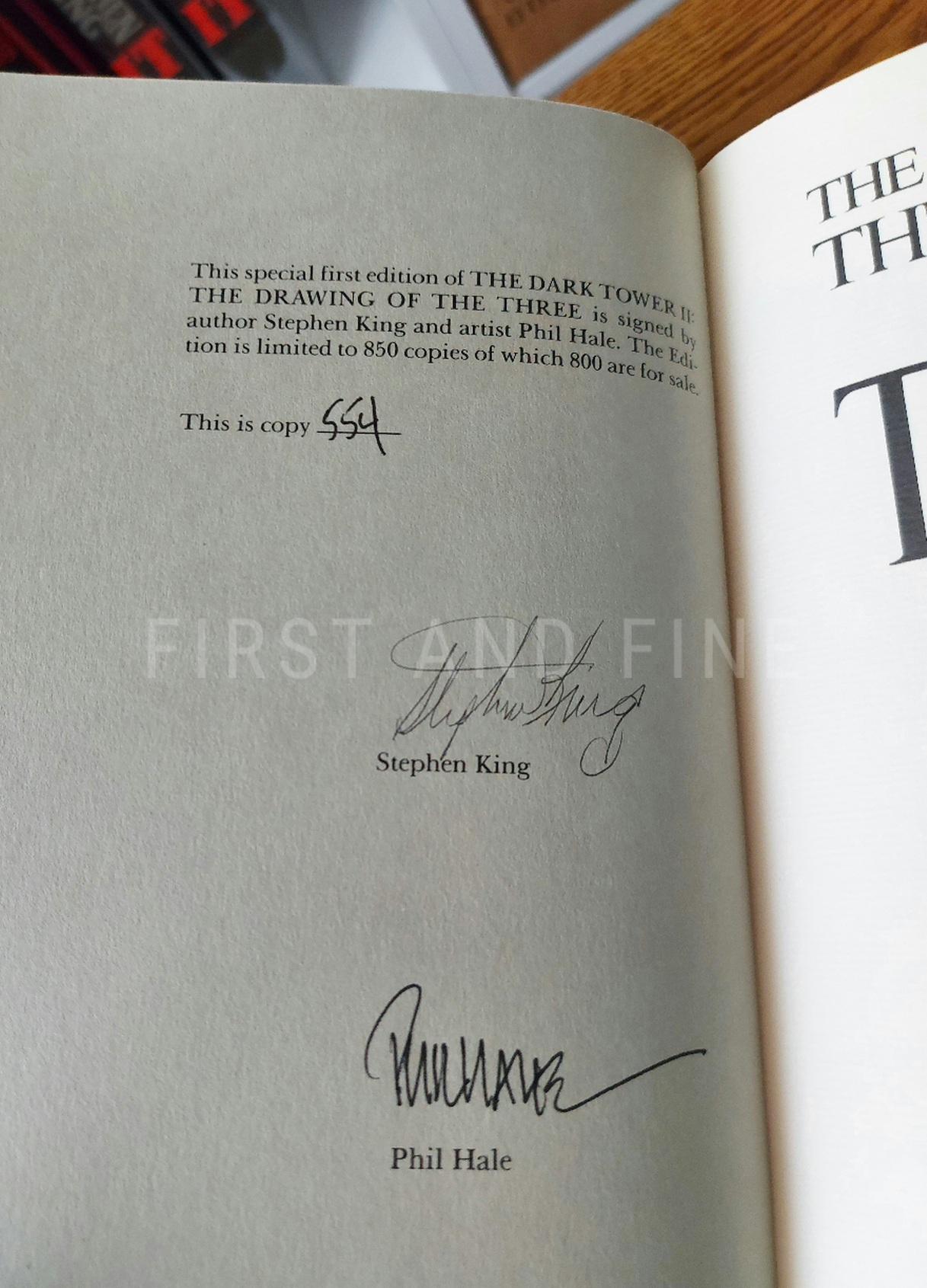 King, Stephen (1987) 'The Dark Tower II: The Drawing of the Three', US signed limited edition - Image 2