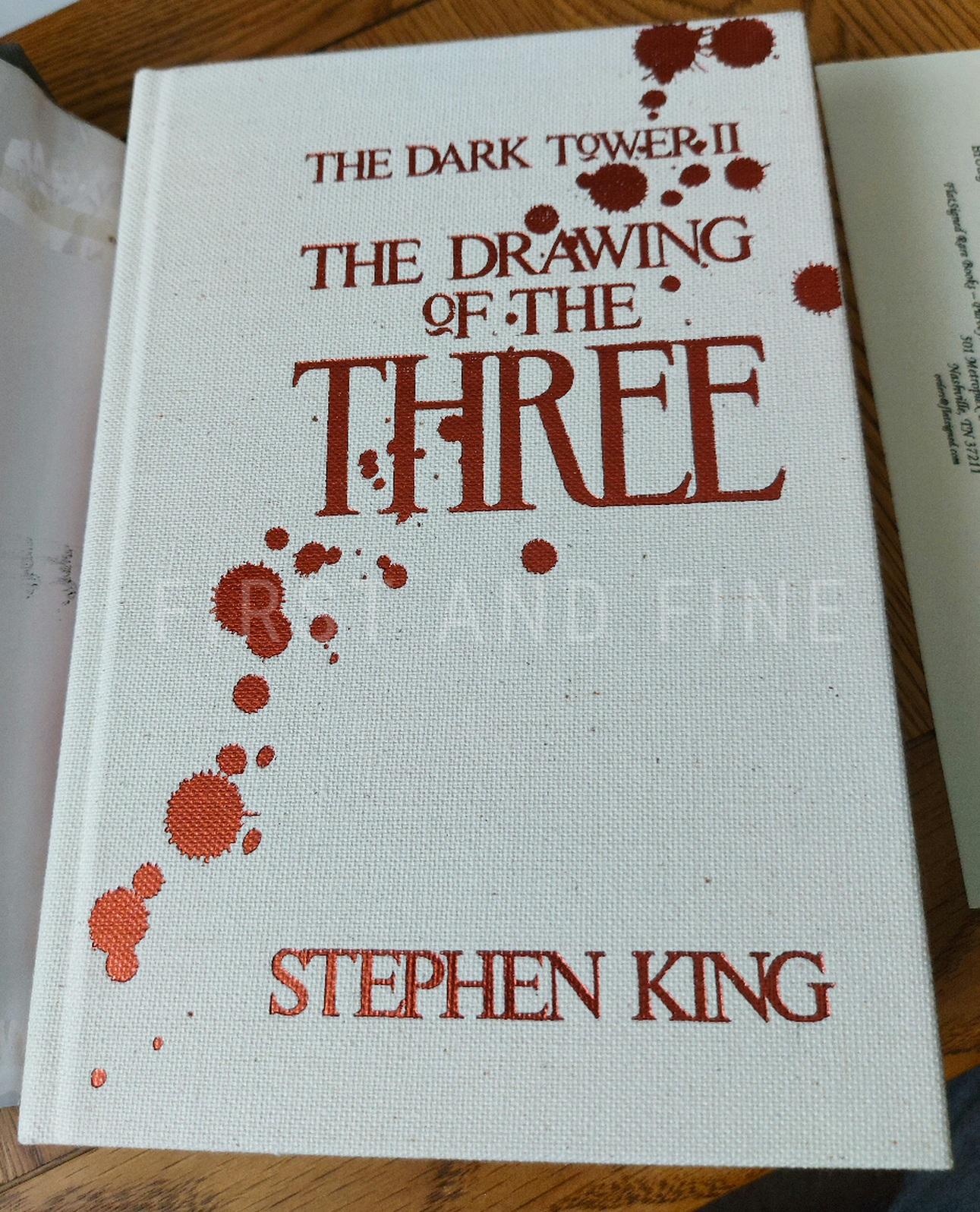 King, Stephen (1987) 'The Dark Tower II: The Drawing of the Three', US signed limited edition - Image 3
