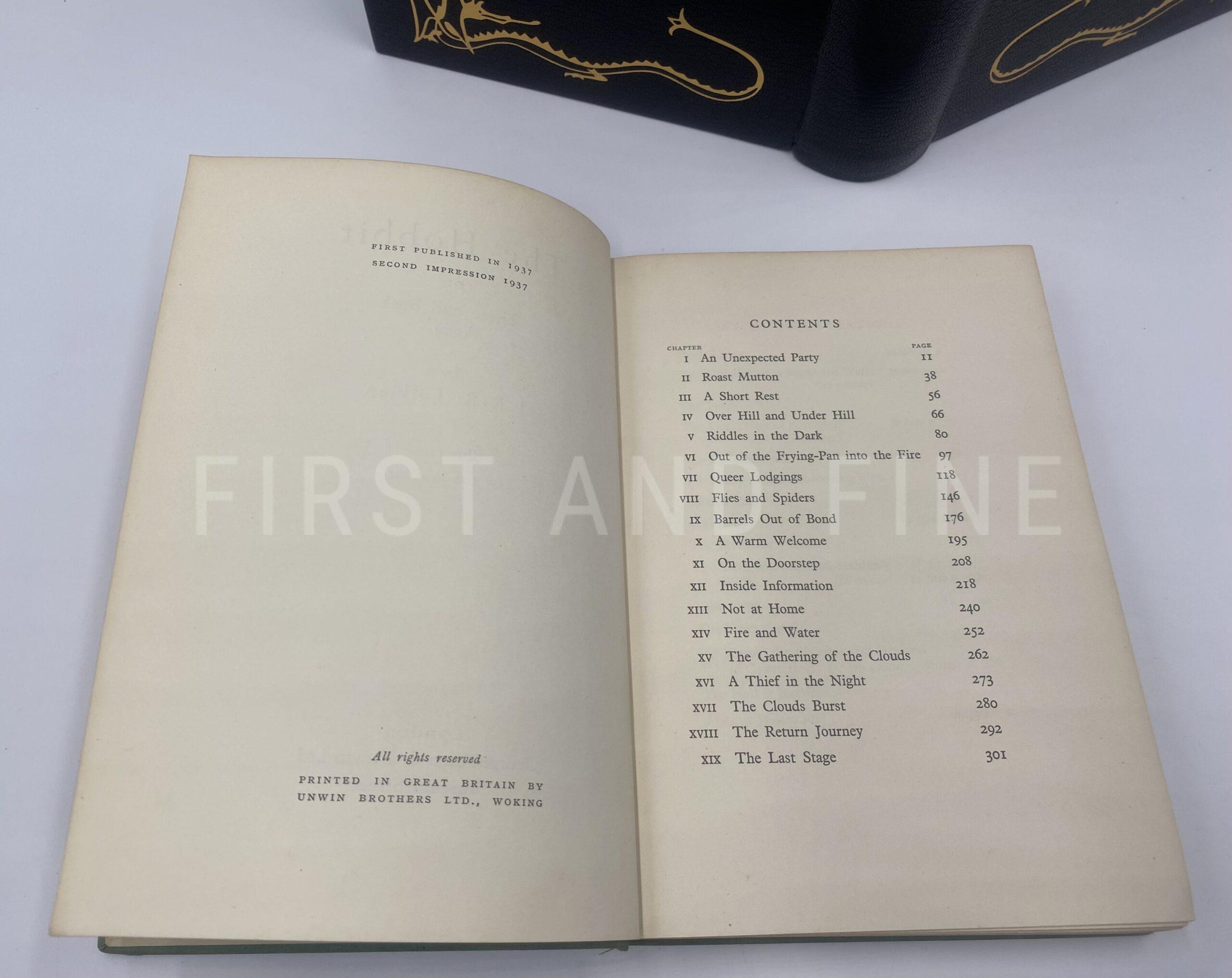 Tolkien, J.R.R. (1937) 'The Hobbit', UK first edition second impression - Image 2