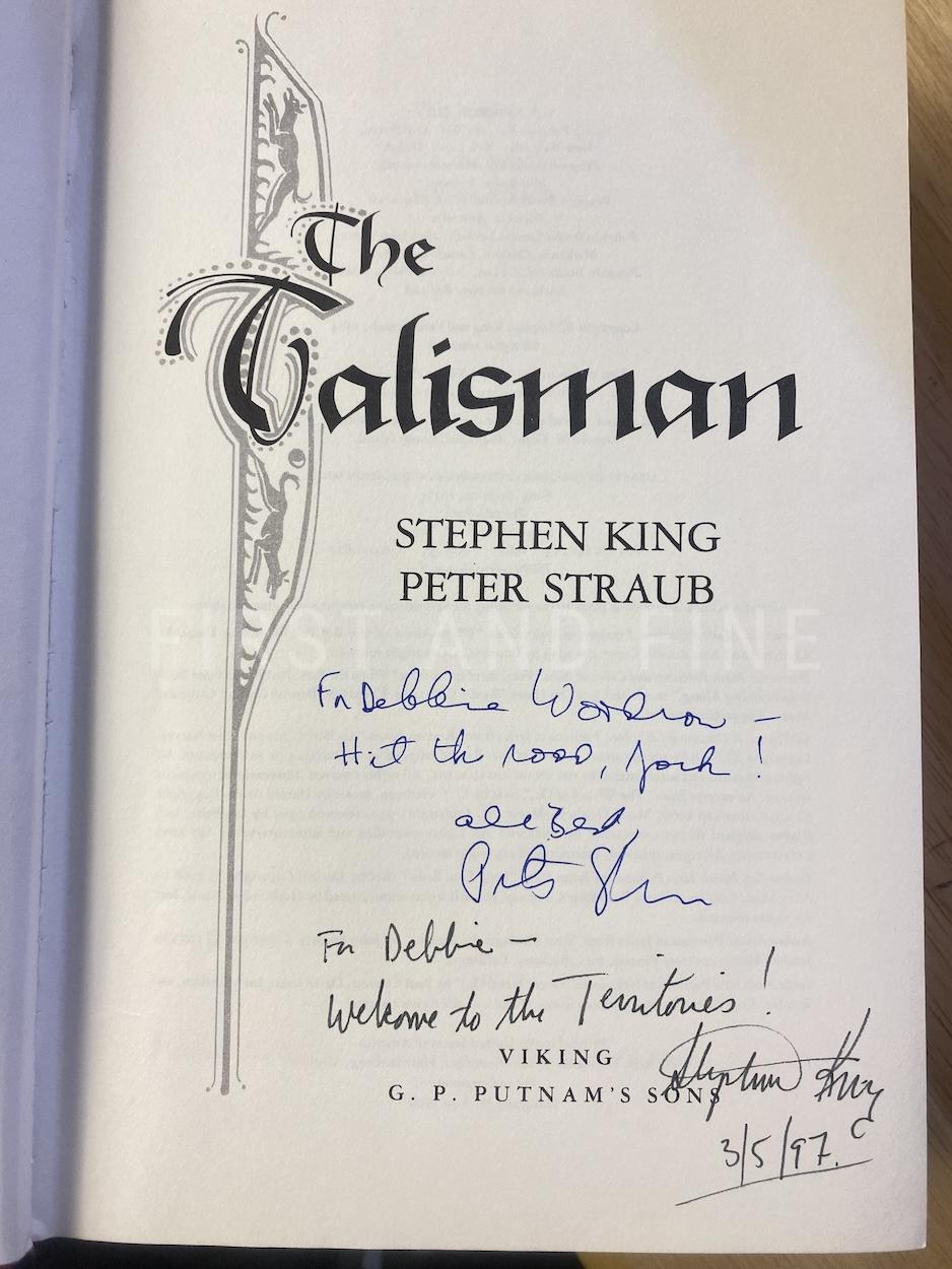 King, Stephen; and Straub, Peter (1984) 'The Talisman', US double signed and inscribed first edition - Image 2