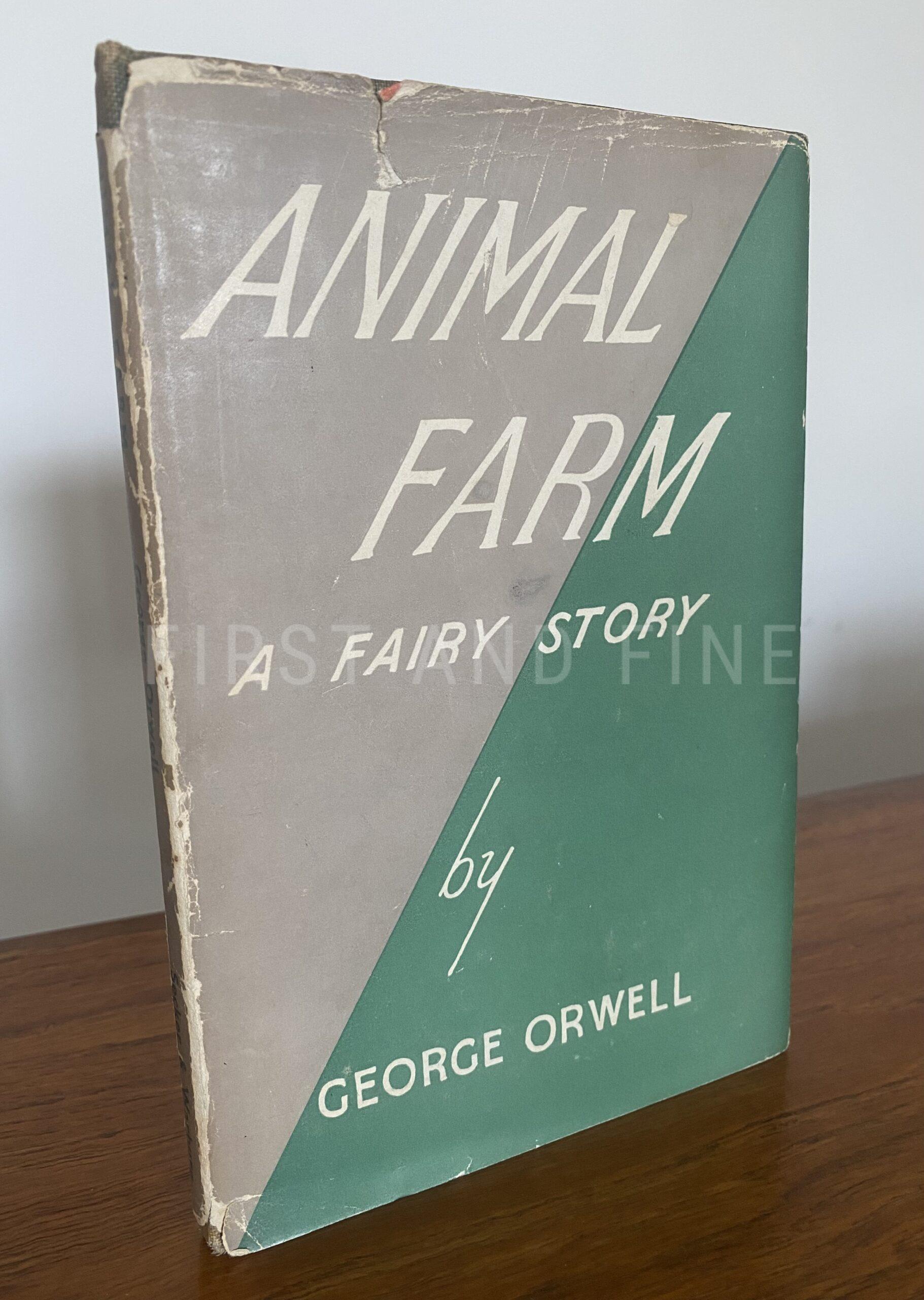Orwell, George (1945) 'Animal Farm', UK first edition in an original unrestored first state dust jacket