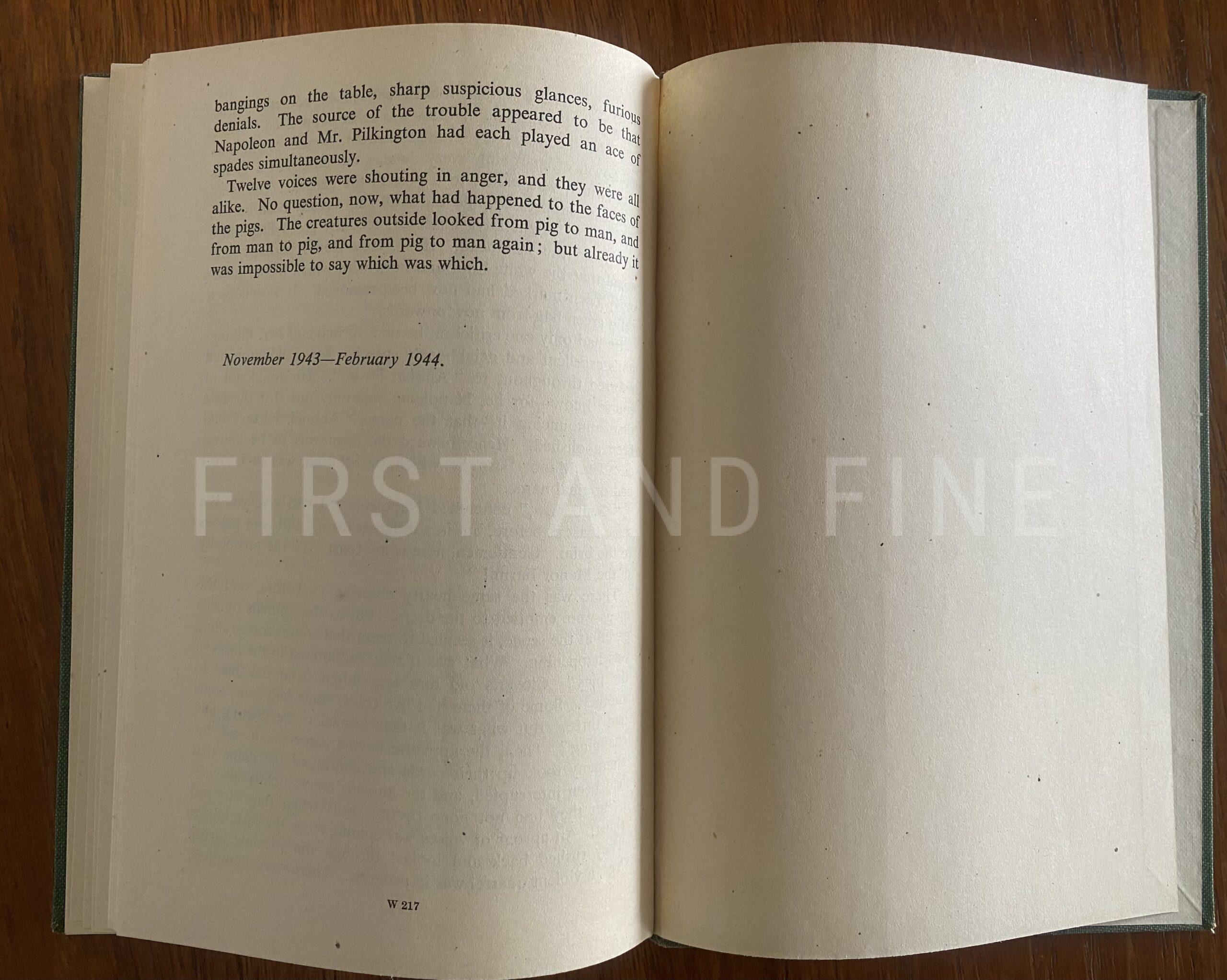 Orwell, George (1945) 'Animal Farm', UK first edition in an original unrestored first state dust jacket - Image 9