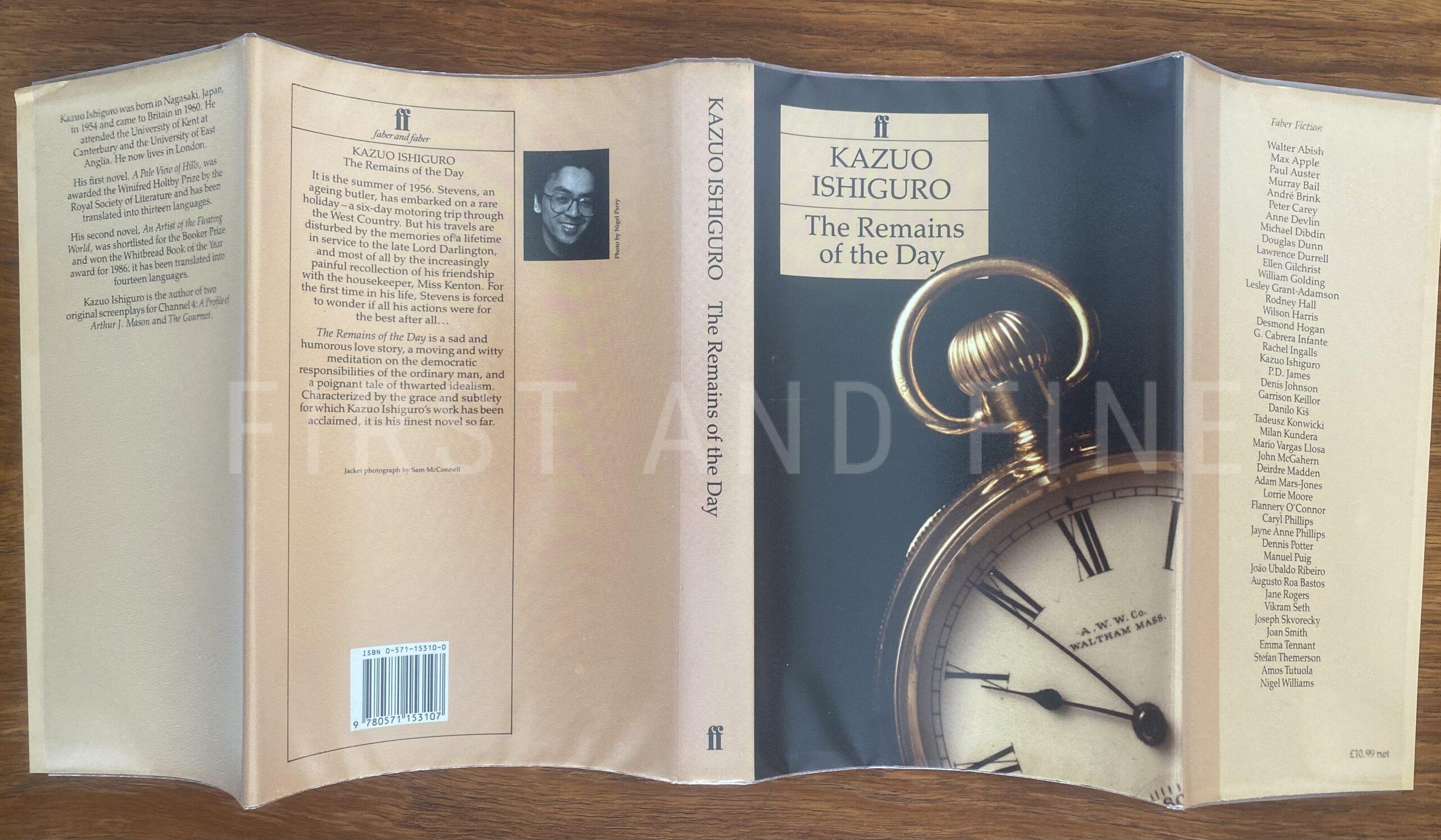 Ishiguro (1989) 'The Remains of the Day', UK signed first edition - Image 10