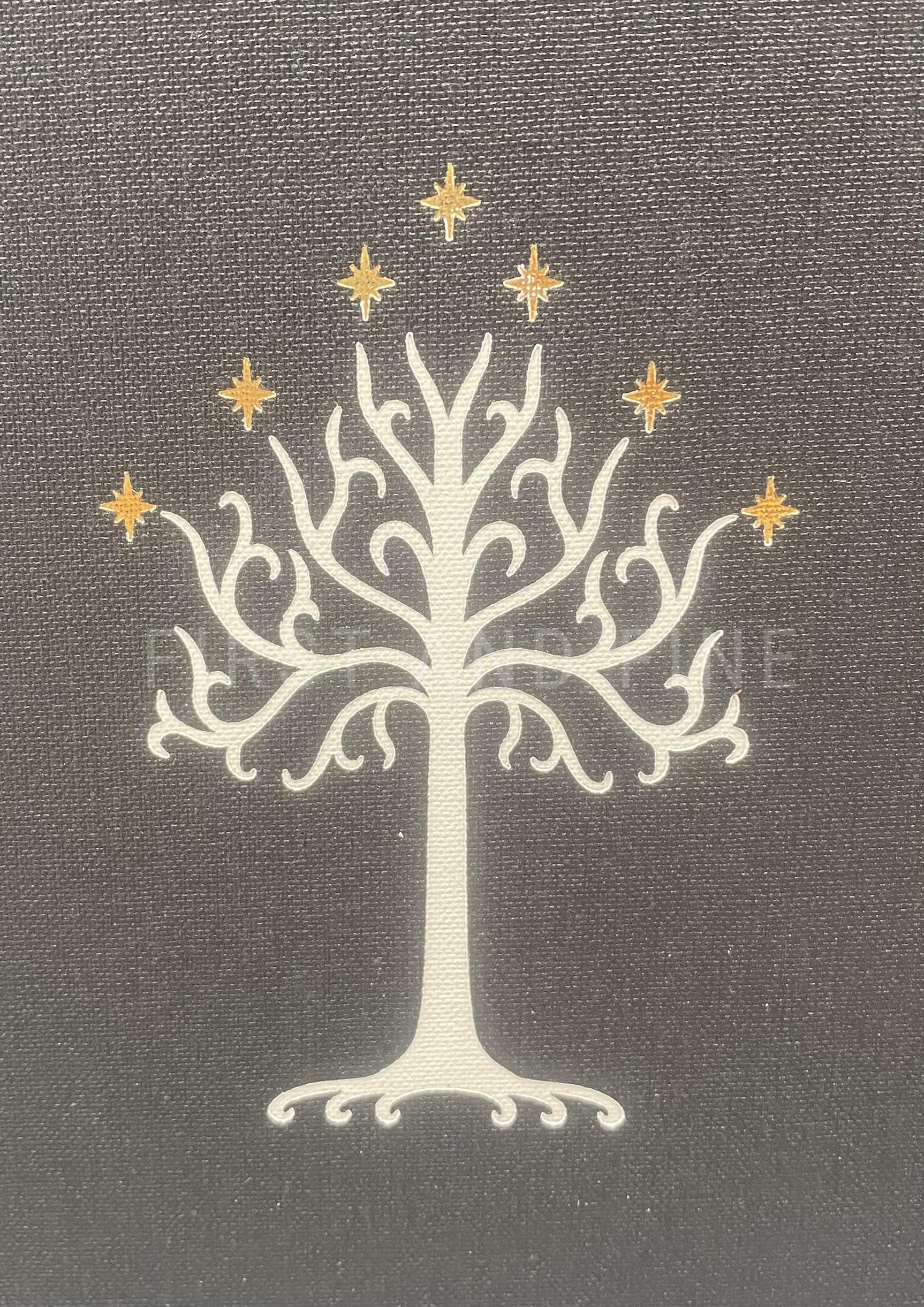 Tolkien, J.R.R. (1954, 55) 'The Lord of the Rings', UK first edition set (2/2/1), beautifully rebound in full white leather - Image 20