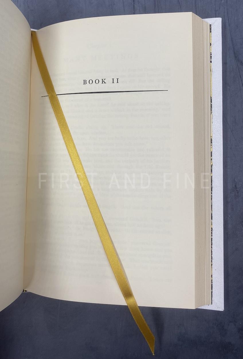 Tolkien, J.R.R. (1954, 55) 'The Lord of the Rings', UK first edition set (2/2/1), beautifully rebound in full white leather - Image 23