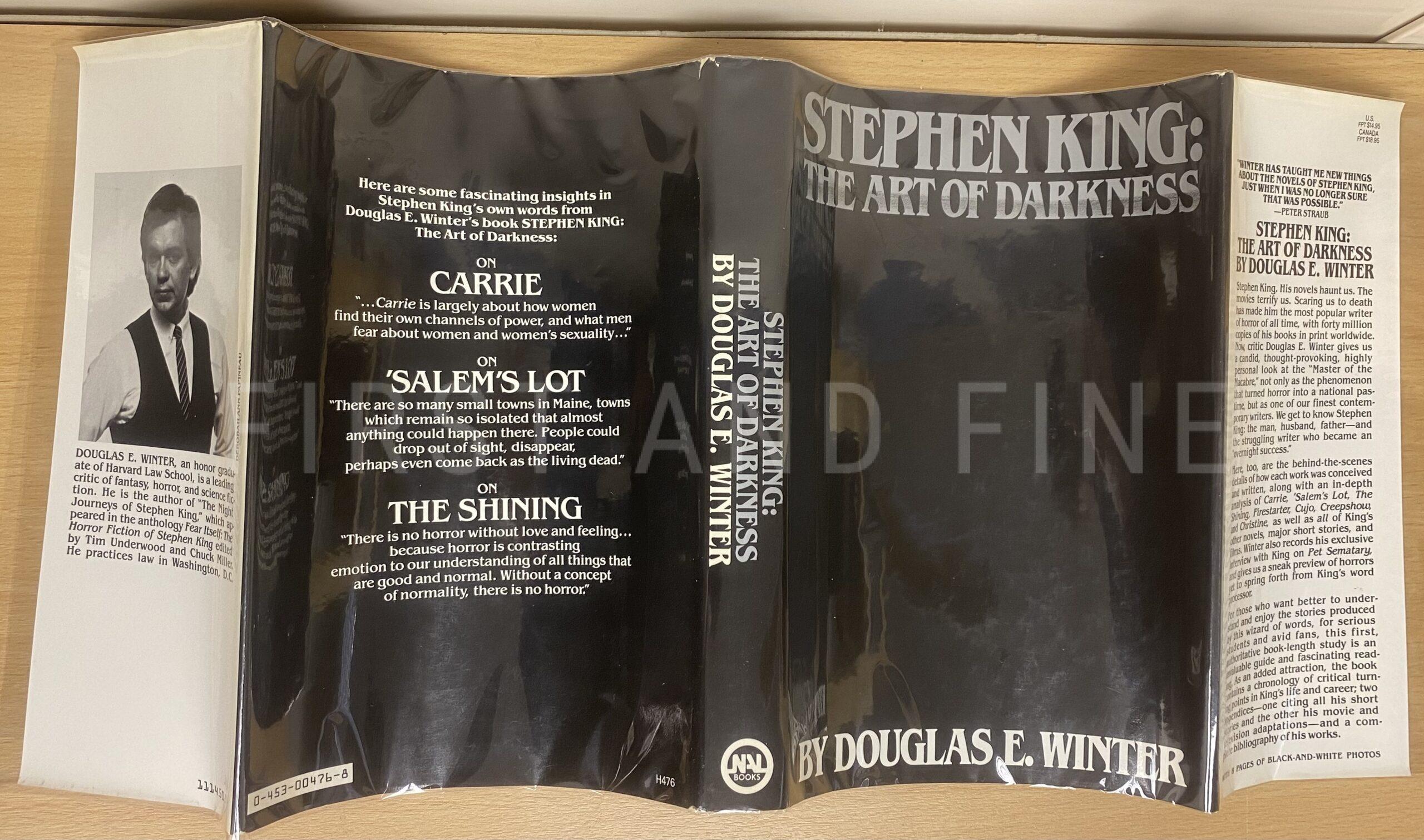 Winter, Douglas E. (1984) 'Stephen King: The Art of Darkness', US first edition, signed and inscribed by Stephen King - Image 8