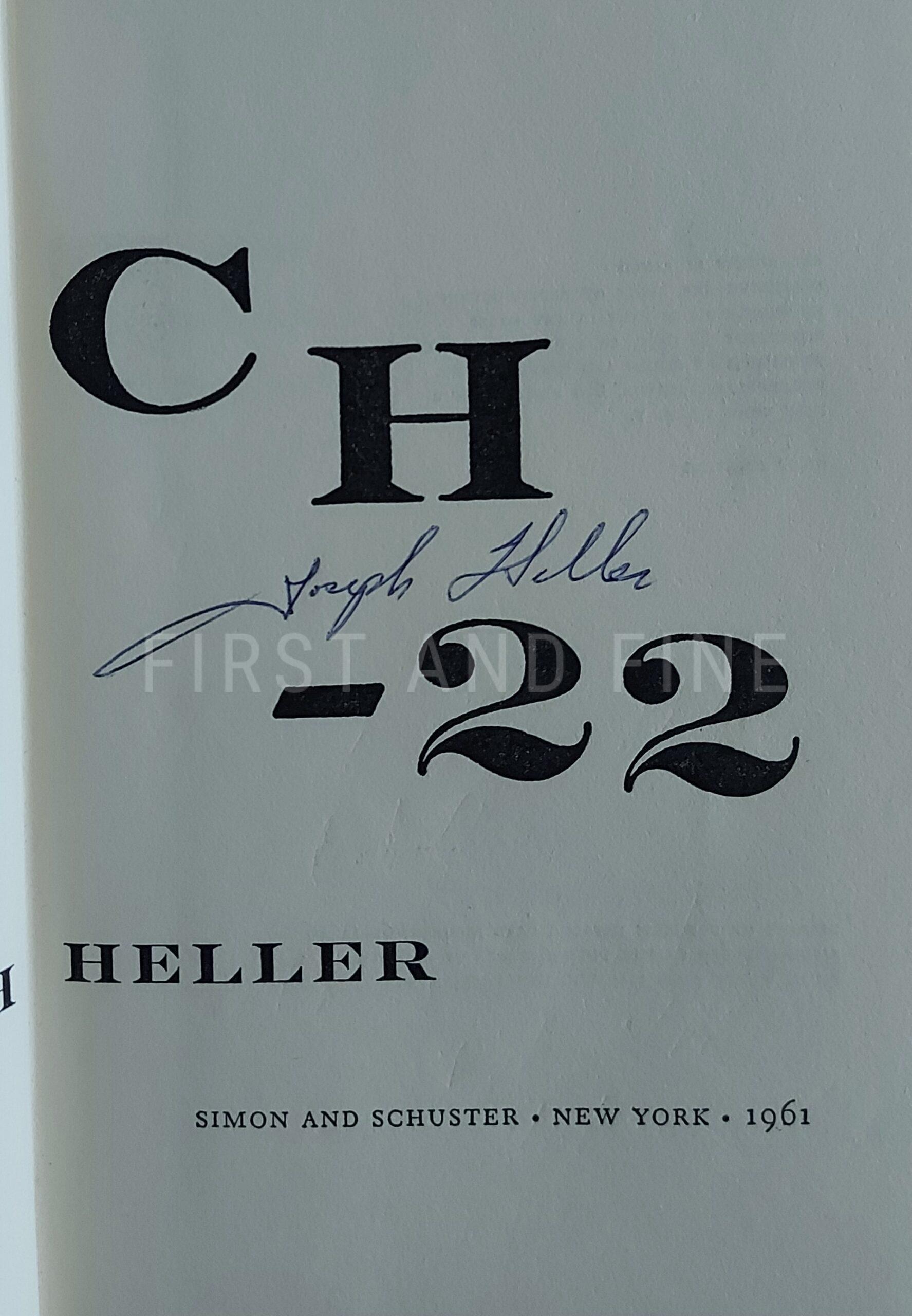 Heller, Joseph (1961) 'Catch-22', US signed and inscribed first edition - Image 3