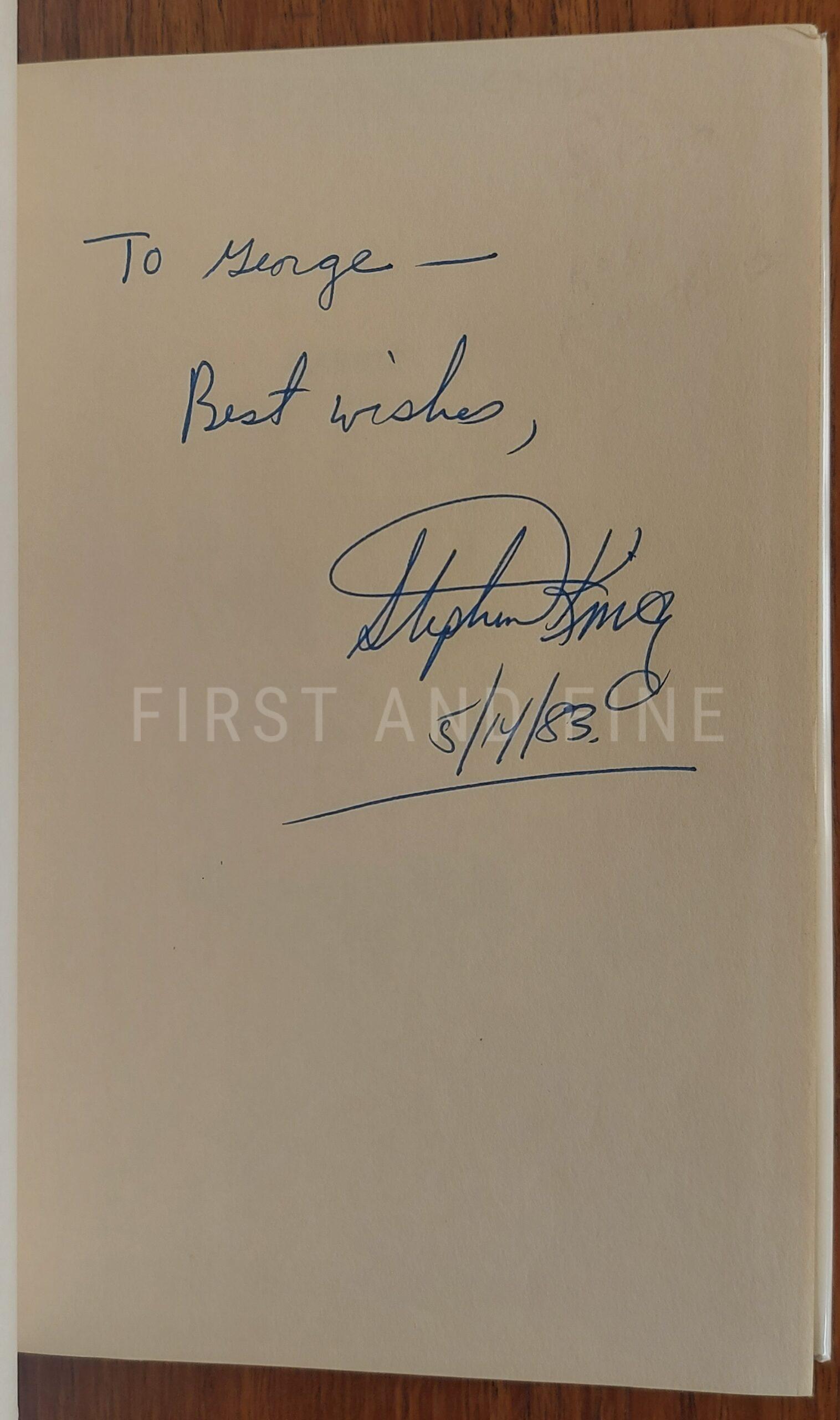 King, Stephen (1974-78) The Doubleday Years: his first five books: 'Carrie'; 'Salem's Lot'; 'The Shining'; 'Night Shift'; and 'The Stand', US signed first editions, beautifully housed with unique original artwork - Image 3