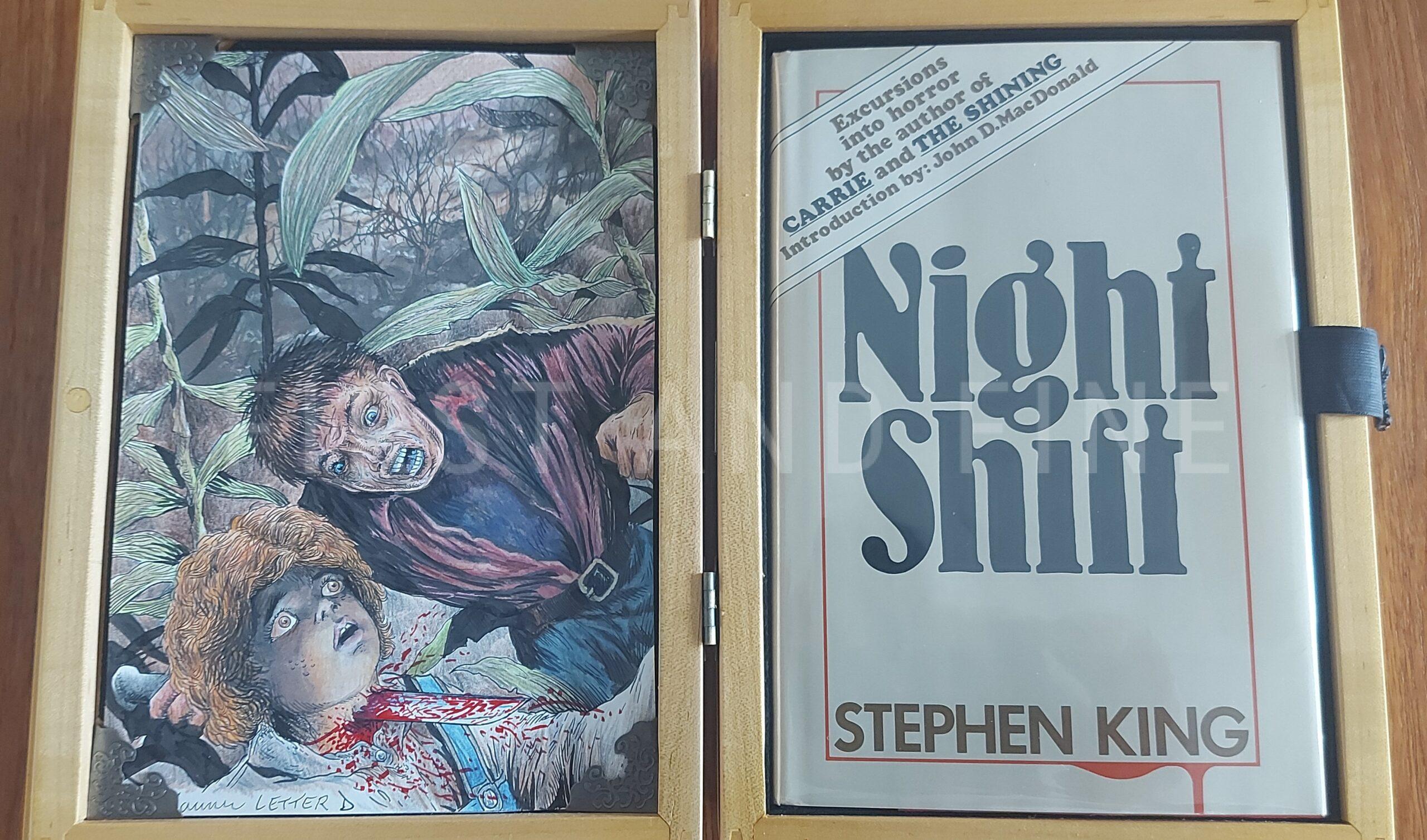 King, Stephen (1974-78) The Doubleday Years: his first five books: 'Carrie'; 'Salem's Lot'; 'The Shining'; 'Night Shift'; and 'The Stand', US signed first editions, beautifully housed with unique original artwork - Image 45