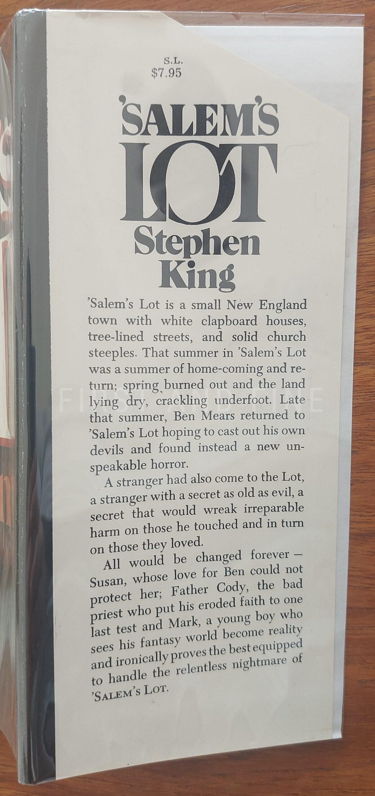 King, Stephen (1974-78) The Doubleday Years: his first five books: 'Carrie'; 'Salem's Lot'; 'The Shining'; 'Night Shift'; and 'The Stand', US signed first editions, beautifully housed with unique original artwork - Image 28