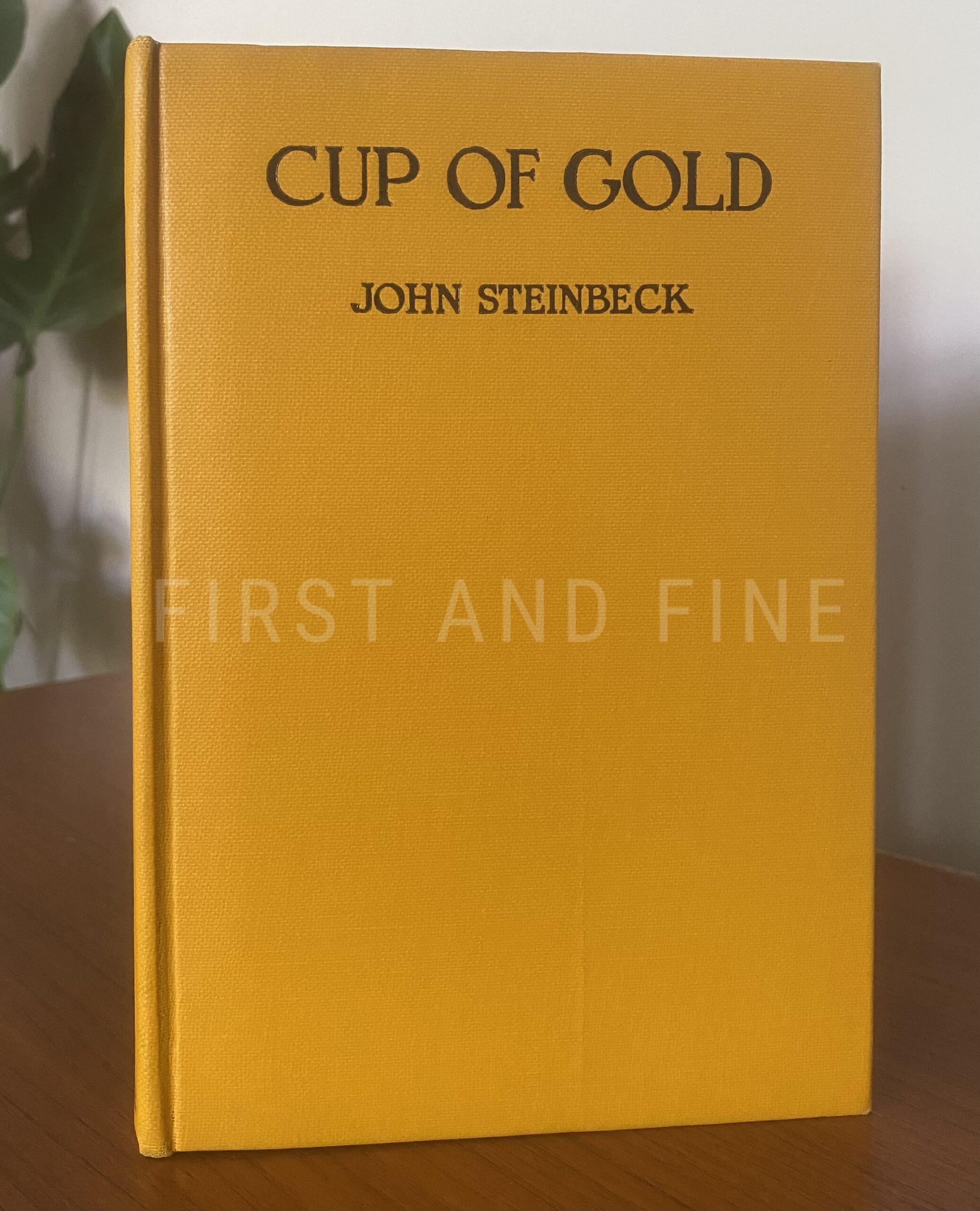 Steinbeck, John (1929) 'Cup of Gold', US signed first edition - association copy inscribed to the parents