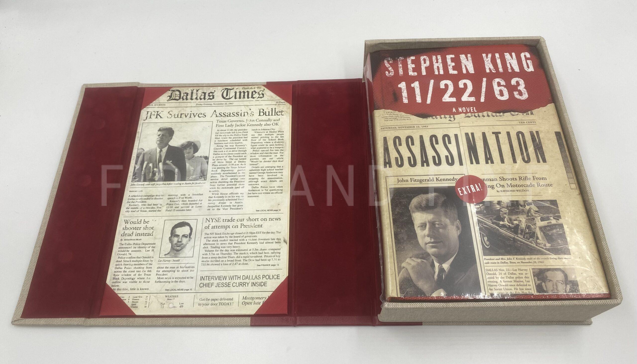 King, Stephen (2011) '11/22/63', US signed limited edition housed in a tray case. - Image 5