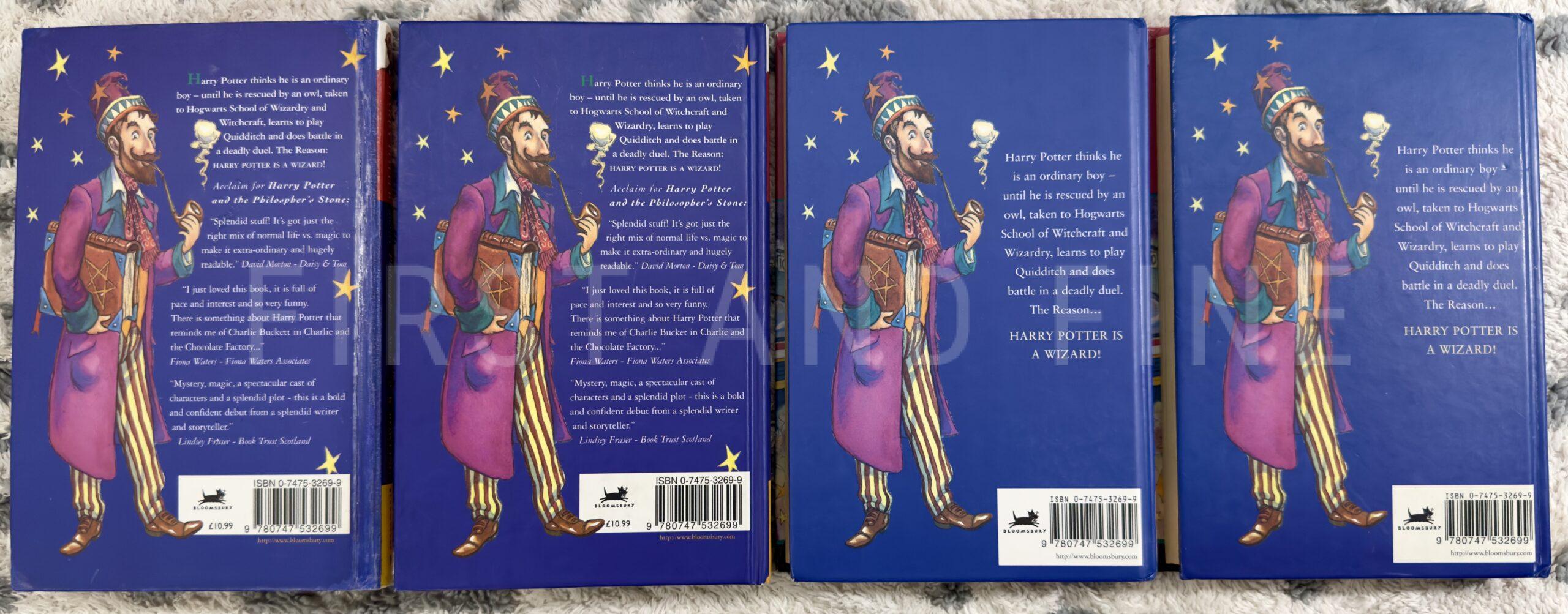 Rowling, J.K. (1997) 'Harry Potter and the Philosopher's Stone', UK first edition set of the first four impressions - Image 2
