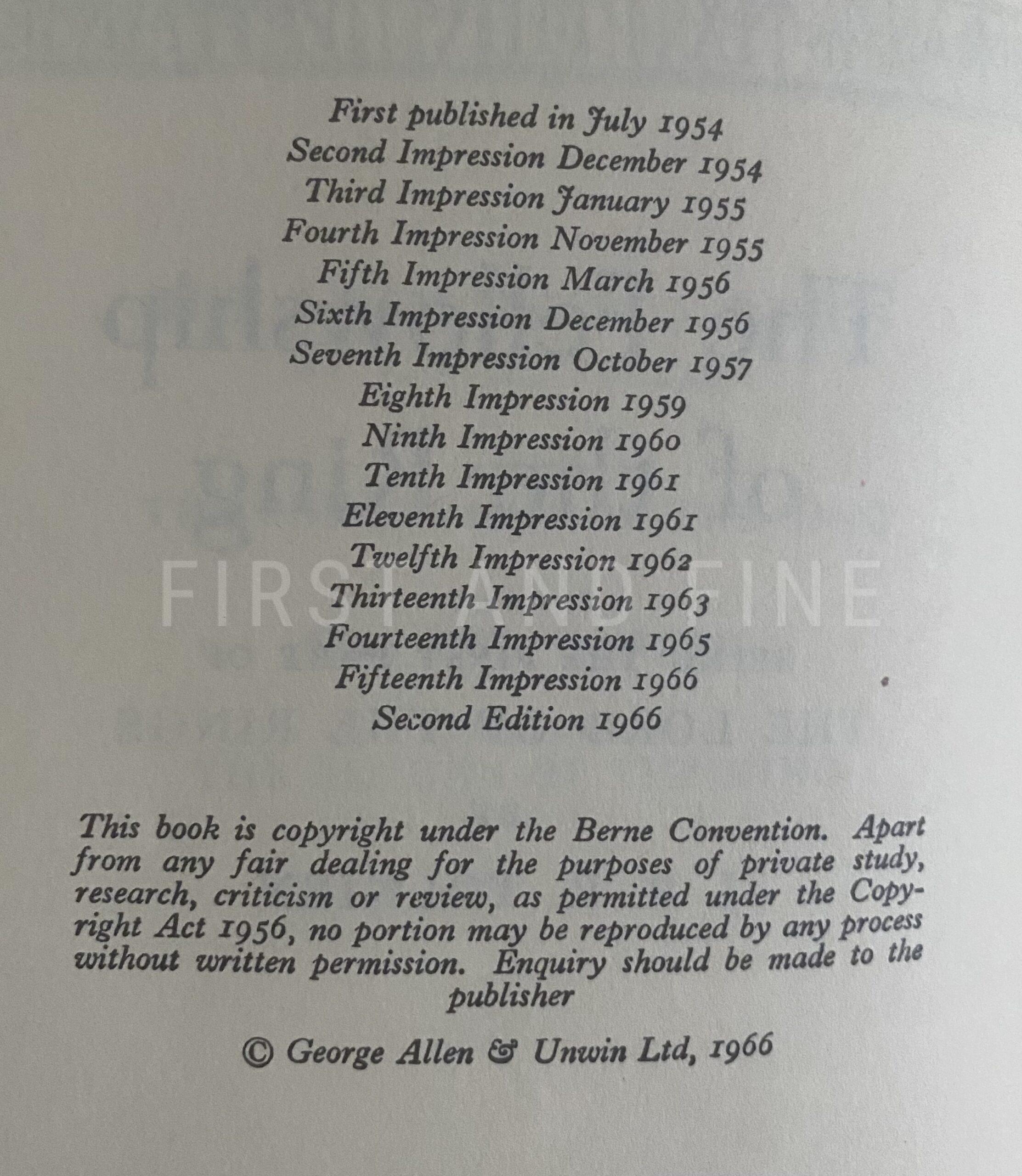 Tolkien, J.R.R. (1966) 'The Fellowship of the Ring', UK second edition - Image 2