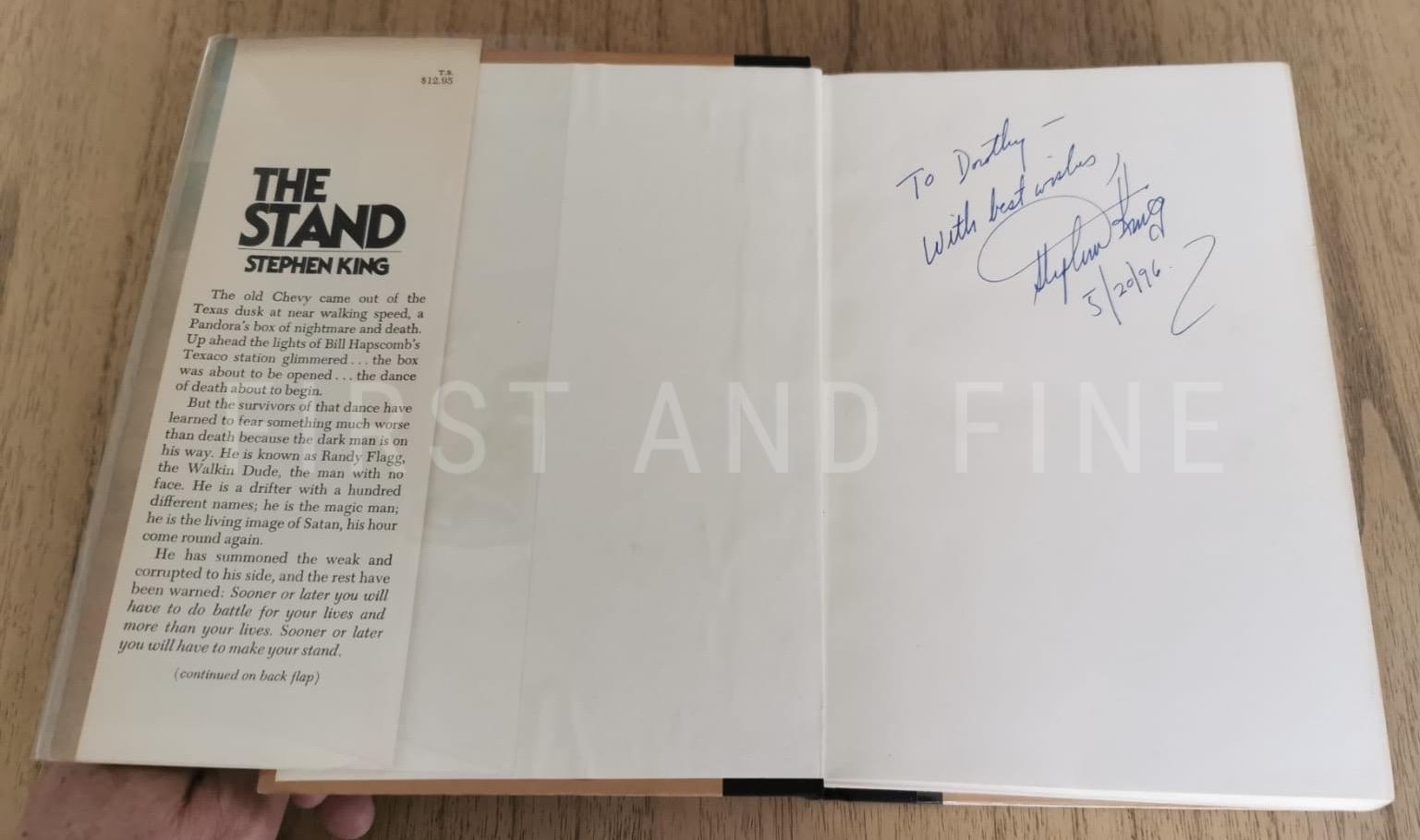 King, Stephen (1978) 'The Stand', US signed and inscribed first edition - Image 2