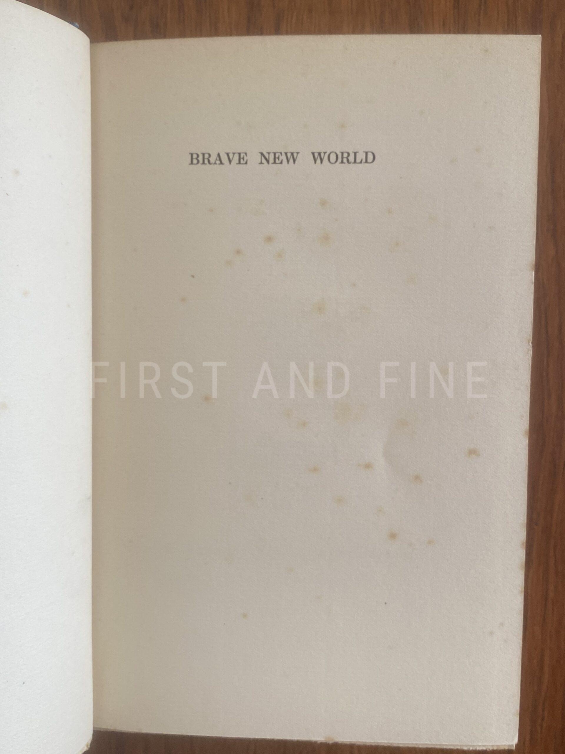 Huxley, Aldous (1932) 'Brave New World', UK first edition - Image 14