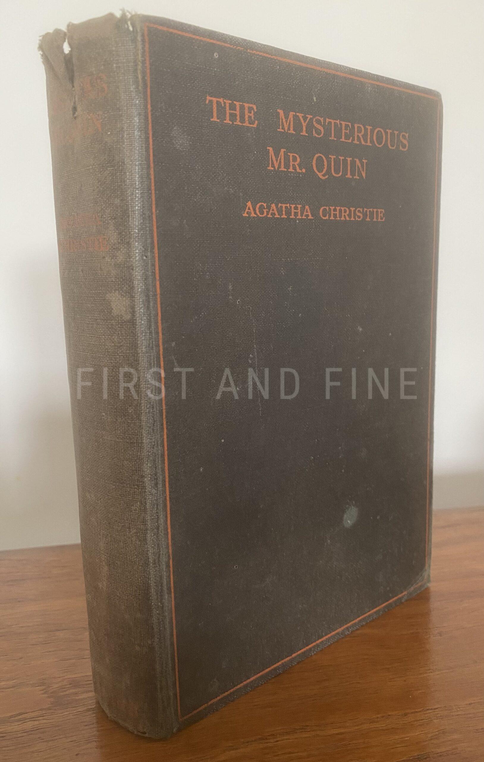 Christie, Agatha (1930) 'The Mysterious Mr Quin', UK first edition with signed bookplate