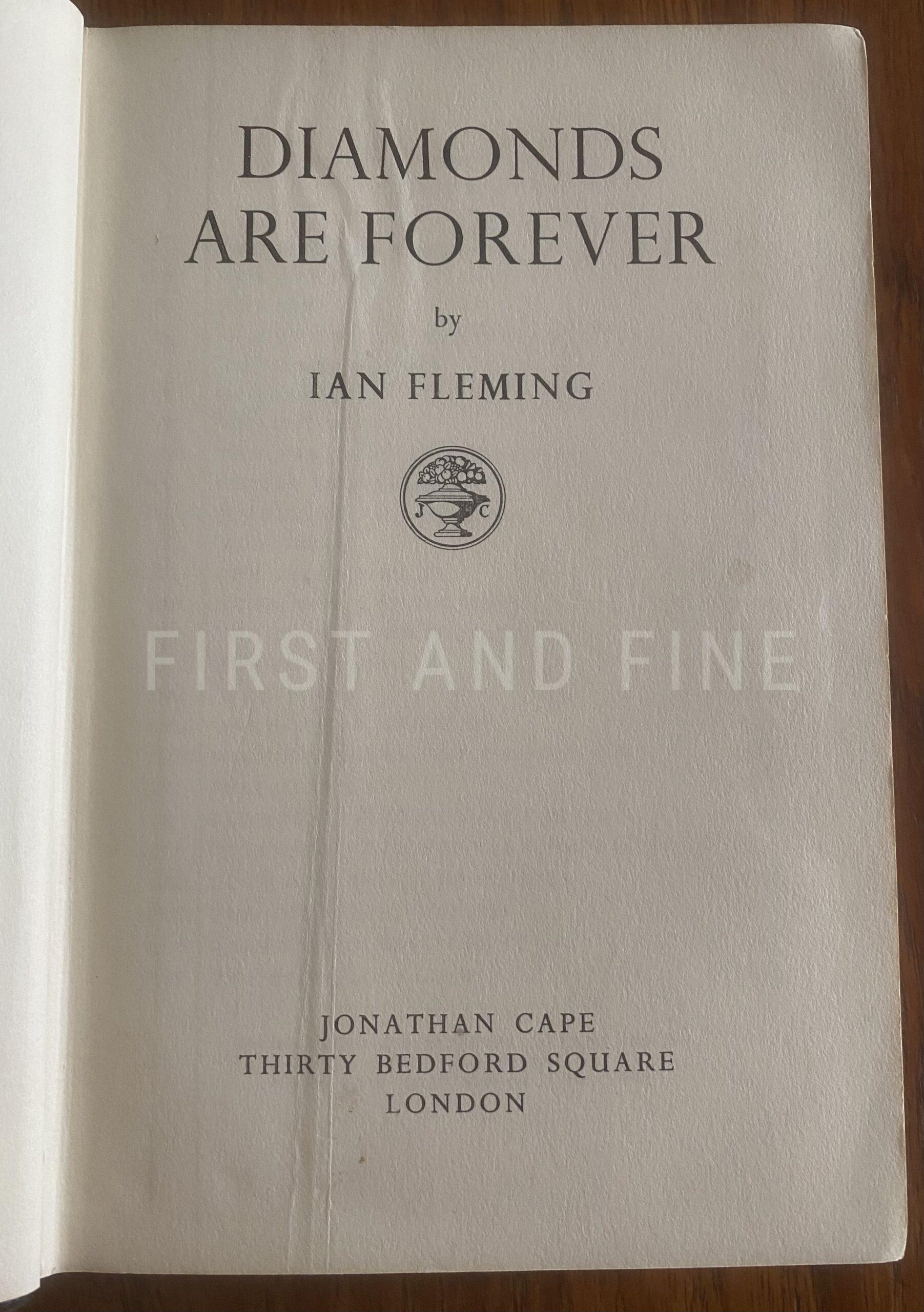 Fleming, Ian (1956) 'Diamonds are Forever', UK first edition - Image 8
