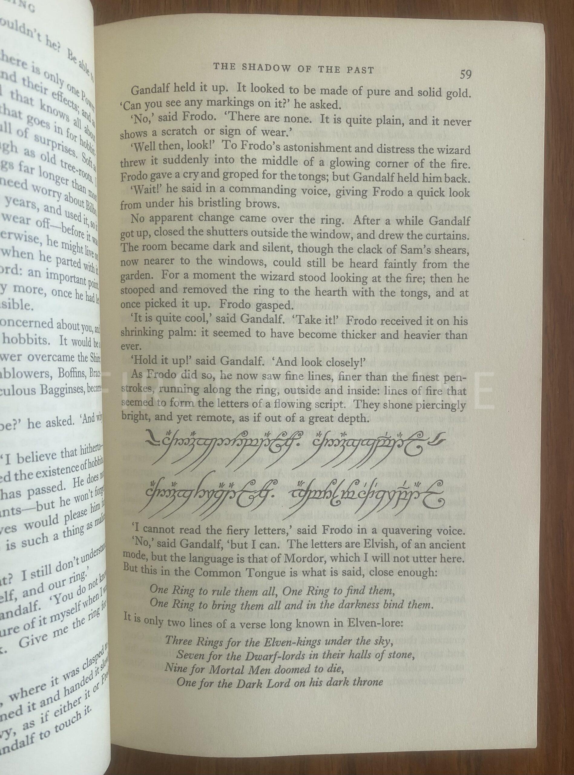 Tolkien, J.R.R. (1954) 'The Fellowship of the Ring' The first volume of The Lord of the Rings, UK first edition - Image 10