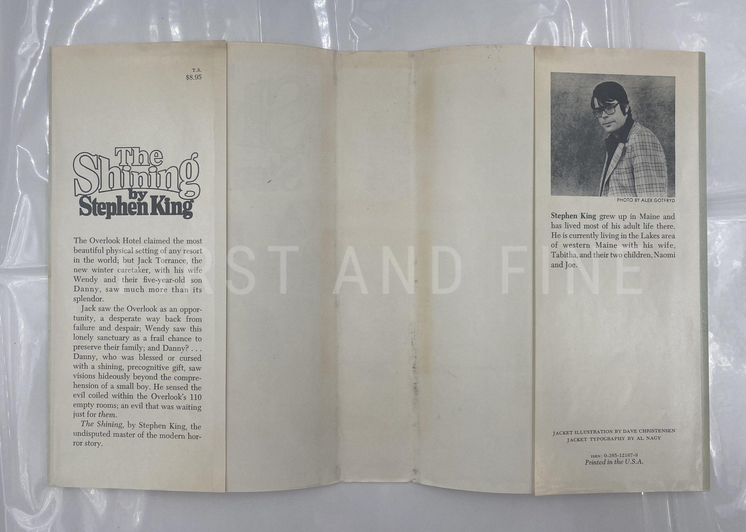 King, Stephen (1977) 'The Shining', US first edition with a signed and inscribed boarding pass - Image 13