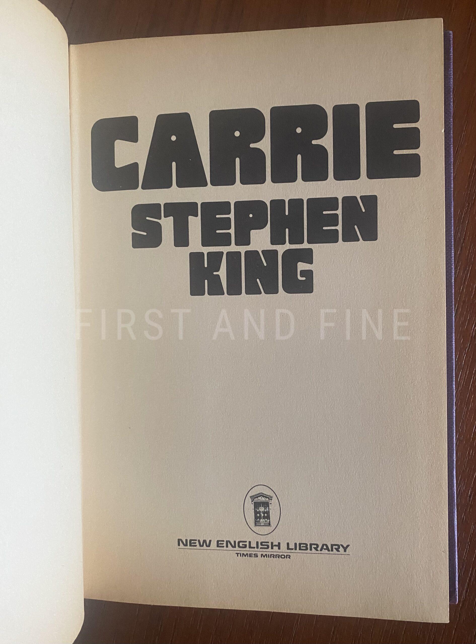 King, Stephen (1974) 'Carrie', UK first edition with the original first edition dust jacket - Image 9
