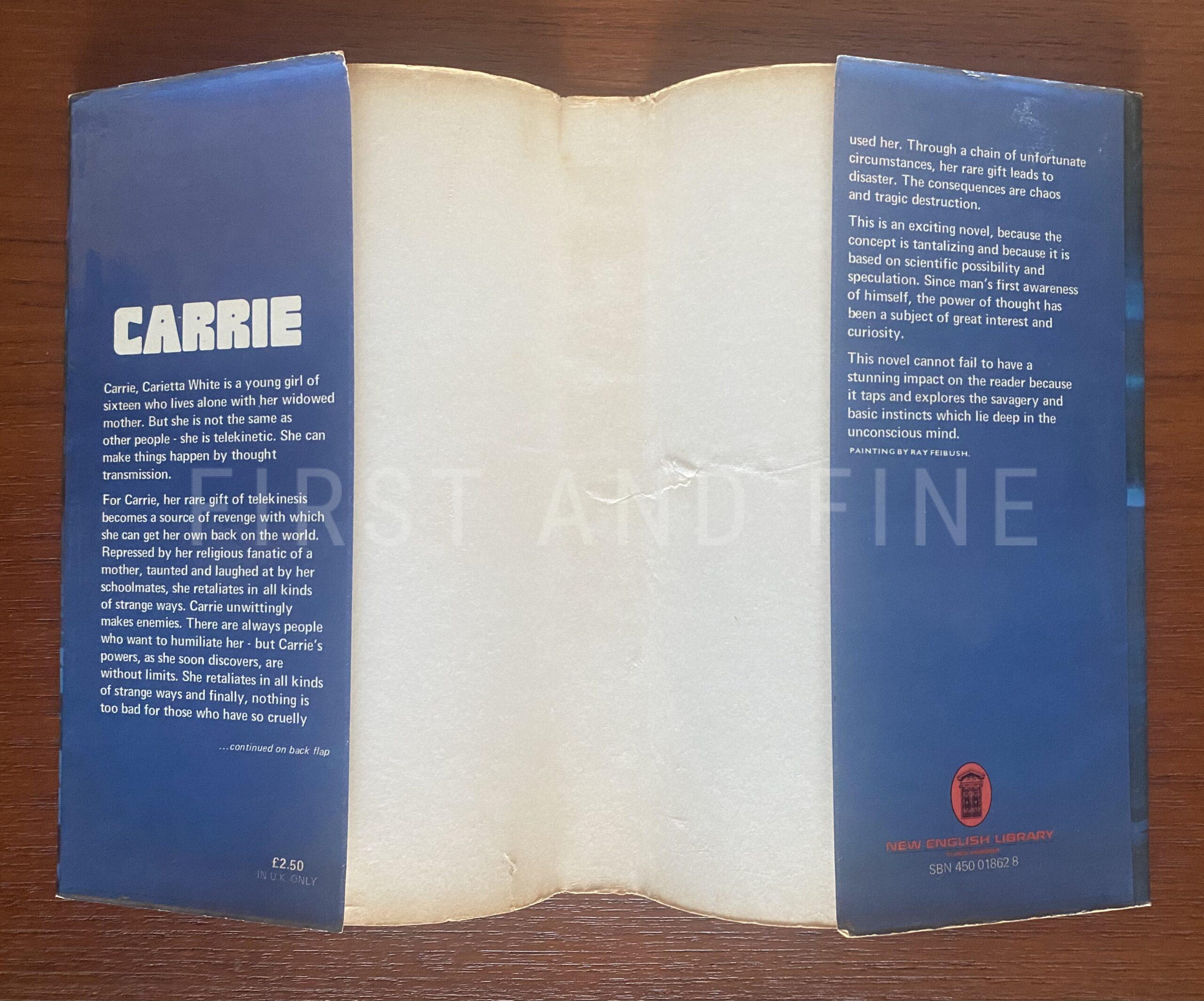 King, Stephen (1974) 'Carrie', UK first edition with the original first edition dust jacket - Image 13
