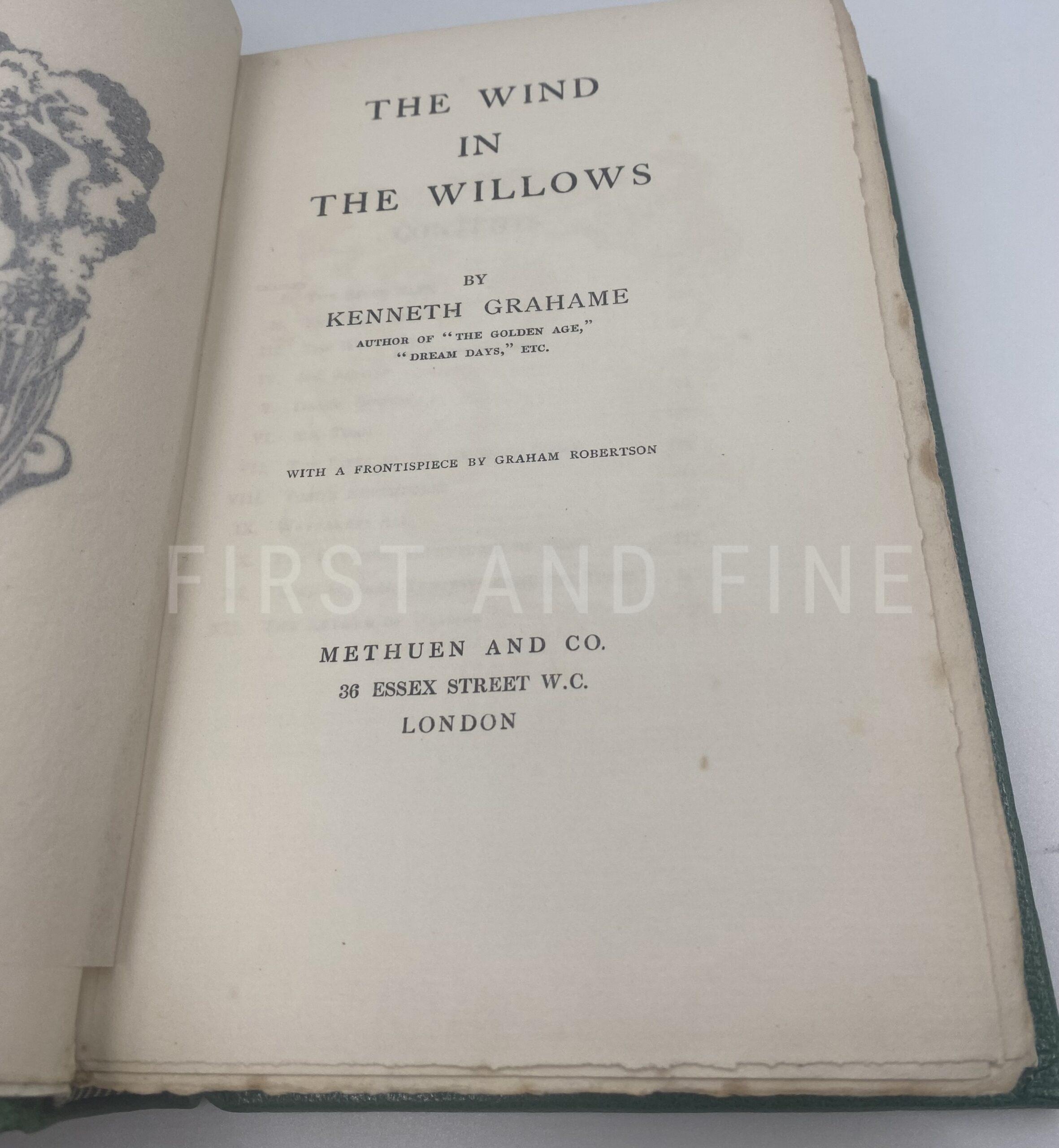 Grahame, Kenneth (1908) 'The WInd in the Willows', UK first edition beautifully rebound in full leather - Image 14