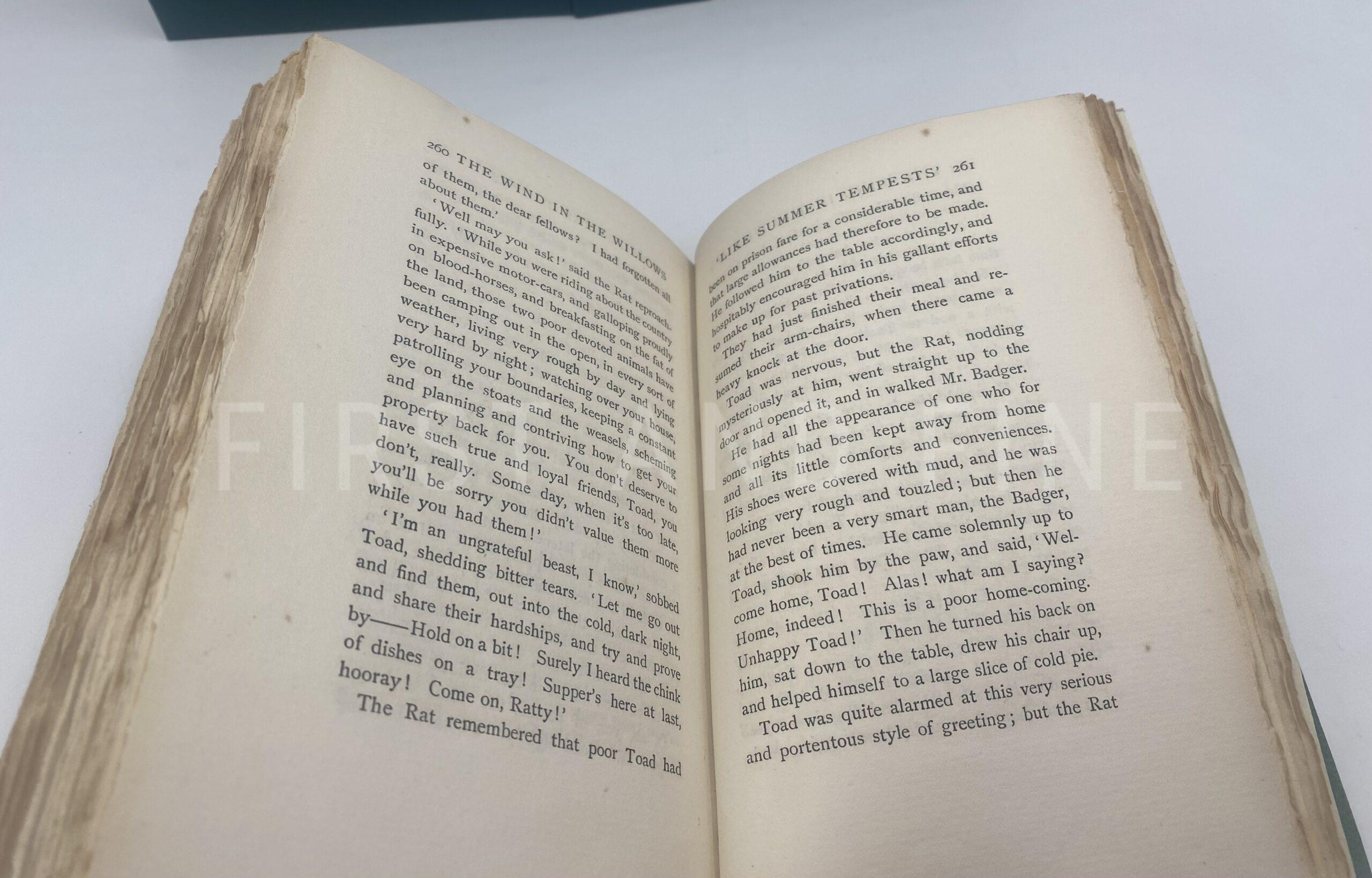 Grahame, Kenneth (1908) 'The WInd in the Willows', UK first edition beautifully rebound in full leather - Image 16