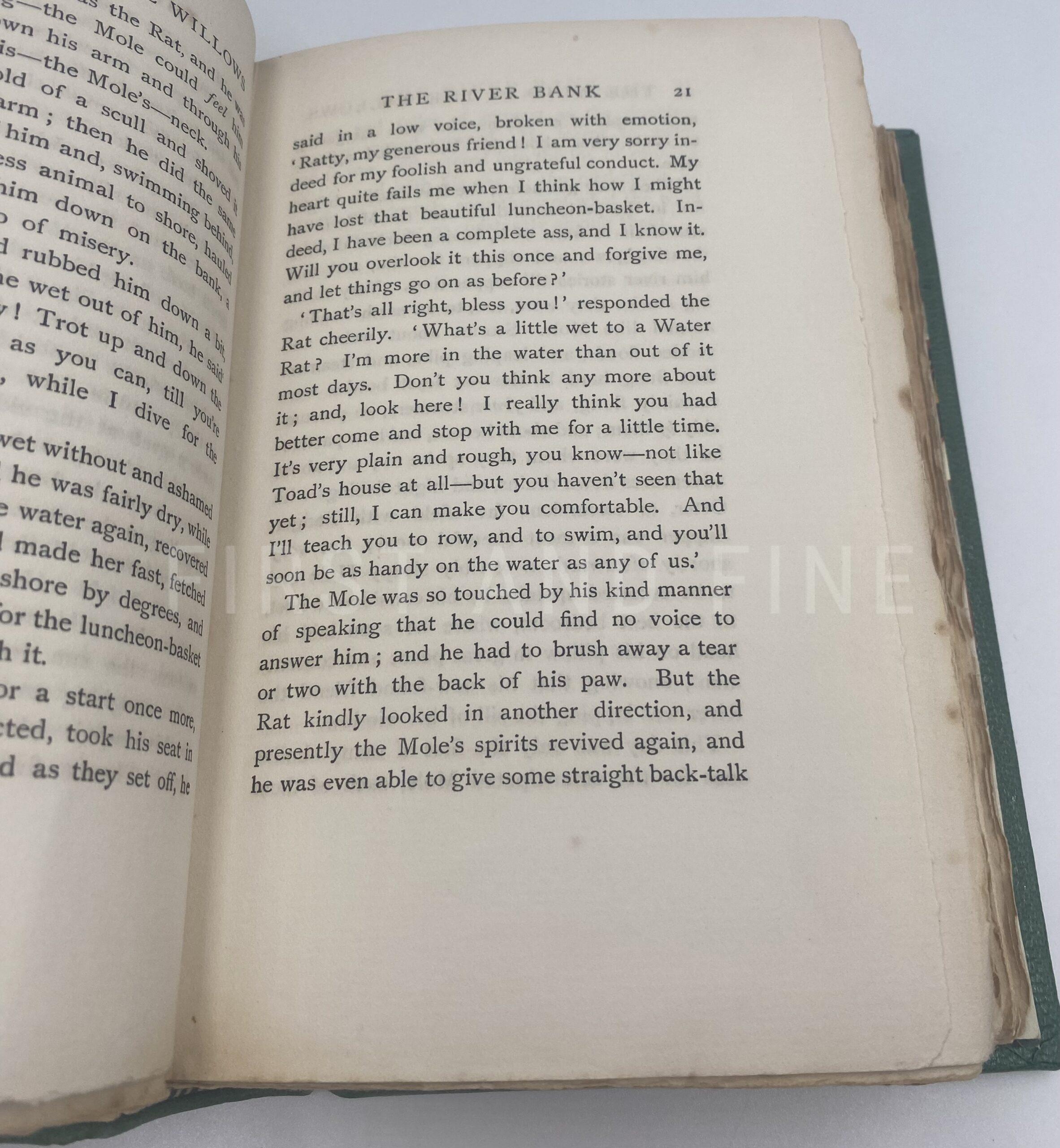 Grahame, Kenneth (1908) 'The WInd in the Willows', UK first edition beautifully rebound in full leather - Image 19