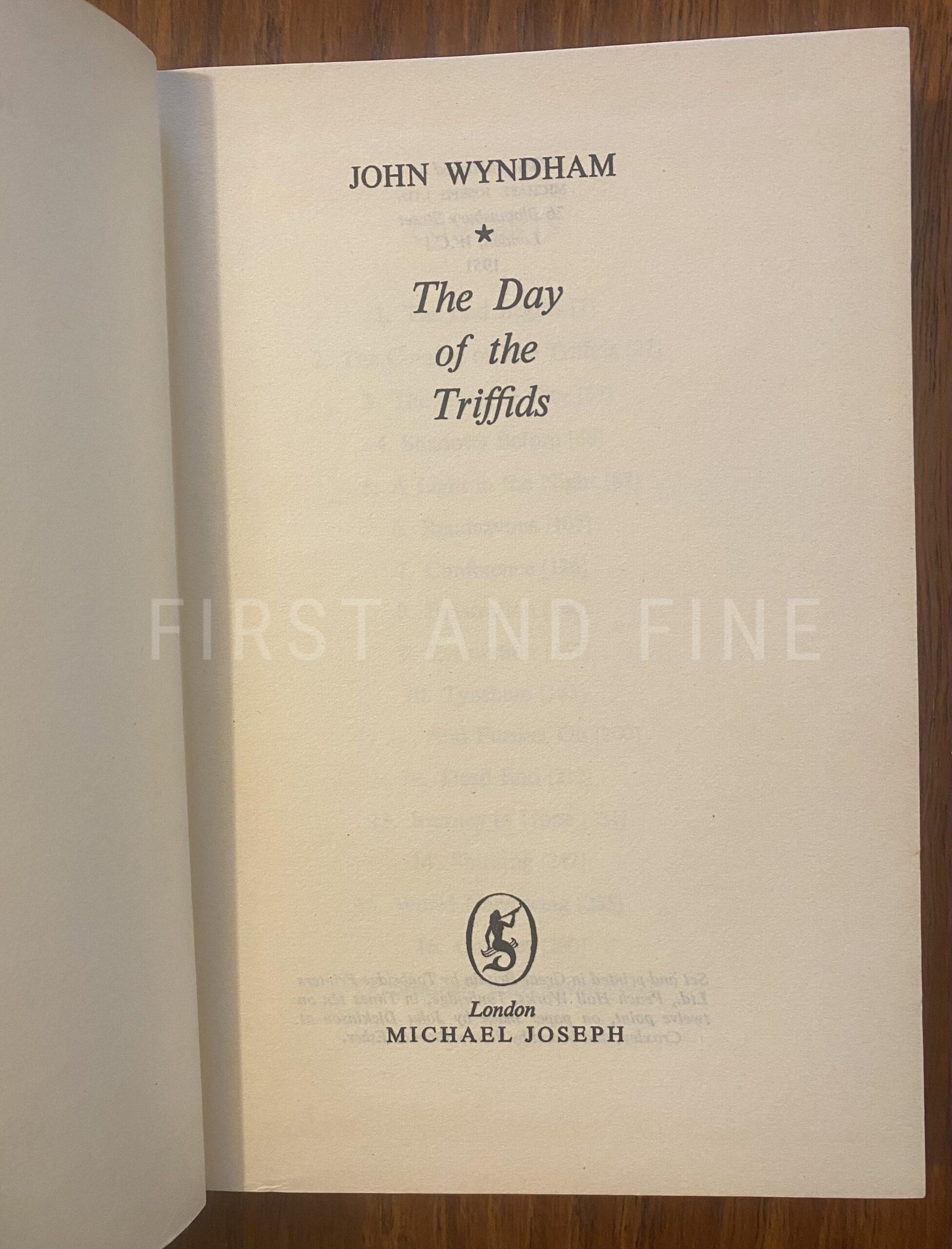 Wyndham, John (1951) 'The Day of the Triffids', UK first edition - Image 3