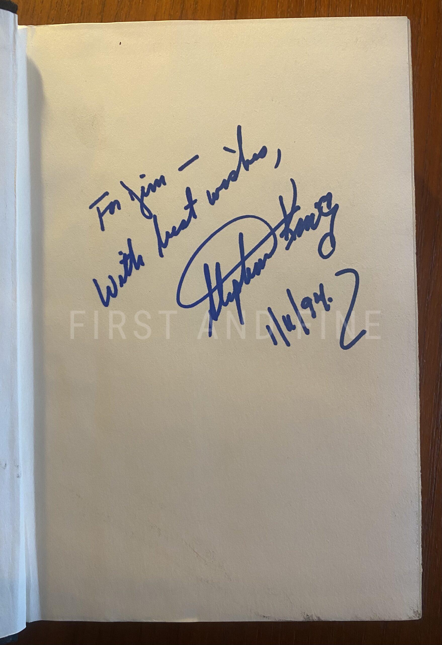 King, Stephen (1978) 'The Stand', US signed and inscribed first edition - Image 2