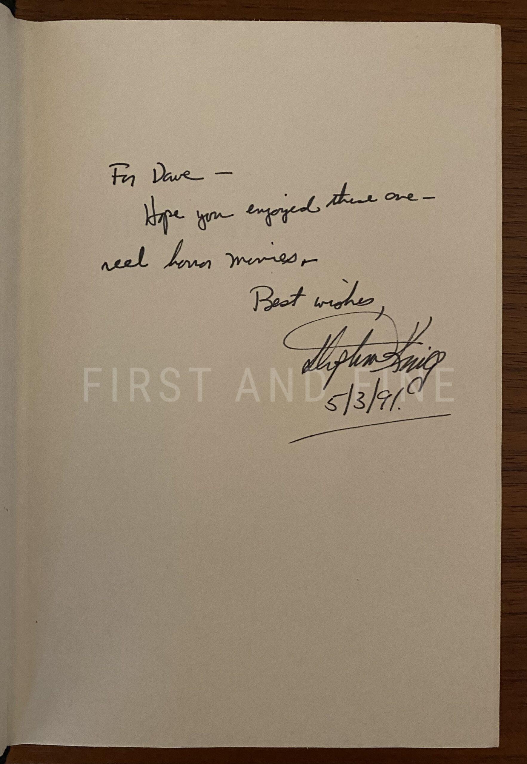King, Stephen (1978) 'Night Shift', US signed and beautifully inscribed first edition - Image 2