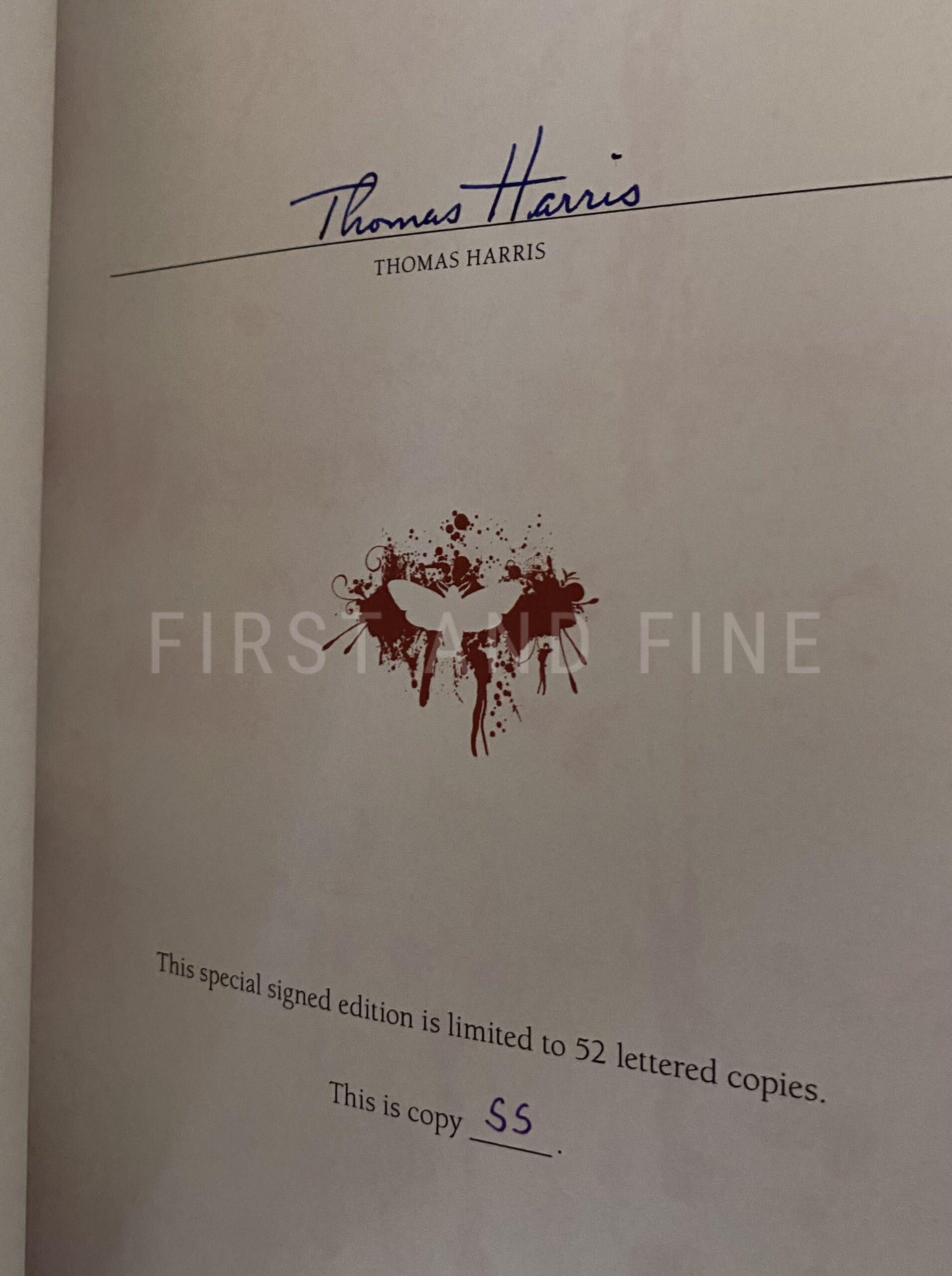 Harris, Thomas (2015) 'Silence of the Lambs', US deluxe (lettered) signed limited edition - Image 2