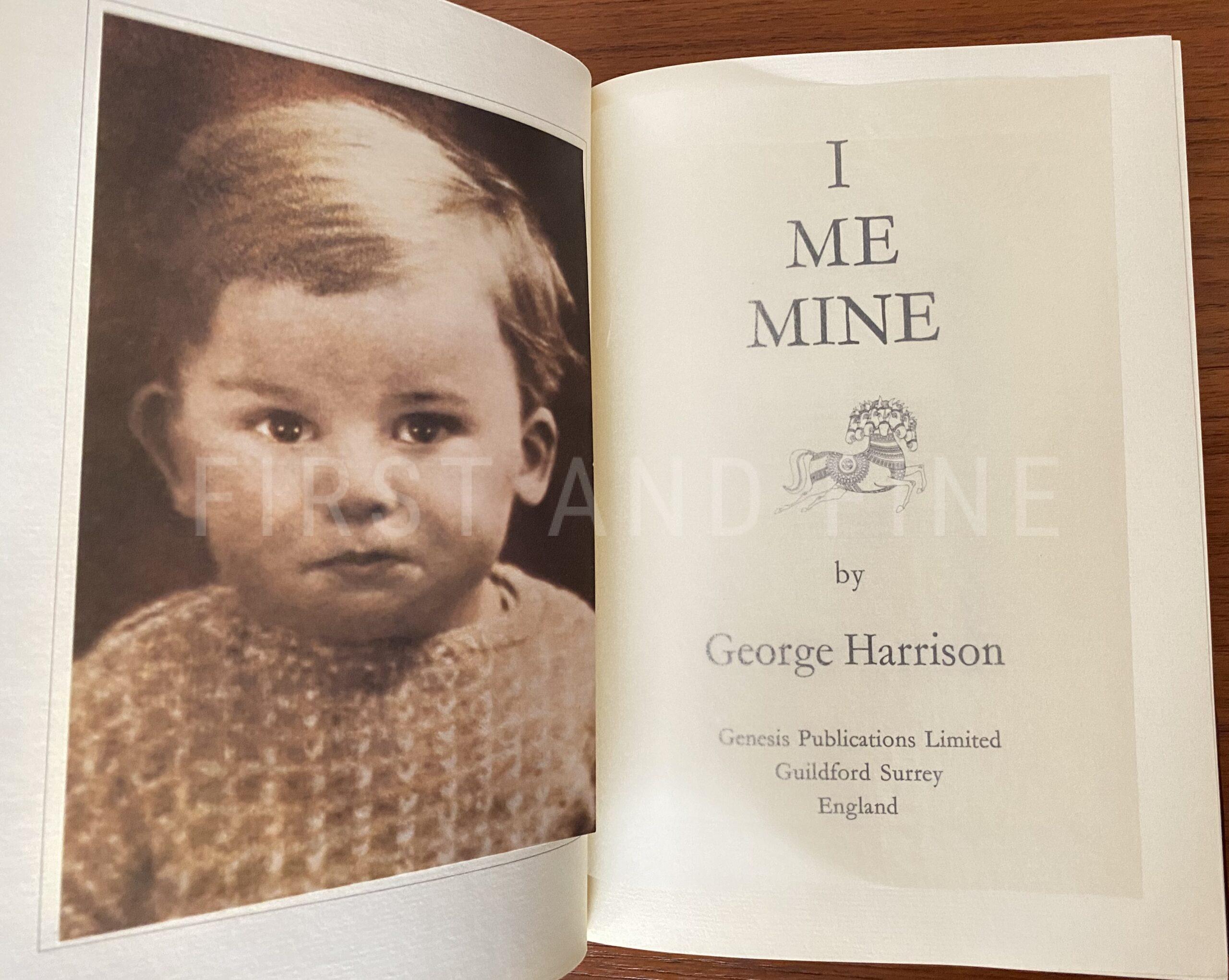 HARRISON, GEORGE (1980) ‘I, ME, MINE’, UK SIGNED LIMITED EDITION, PUBLISHED BY GENESIS PUBLICATIONS - Image 9