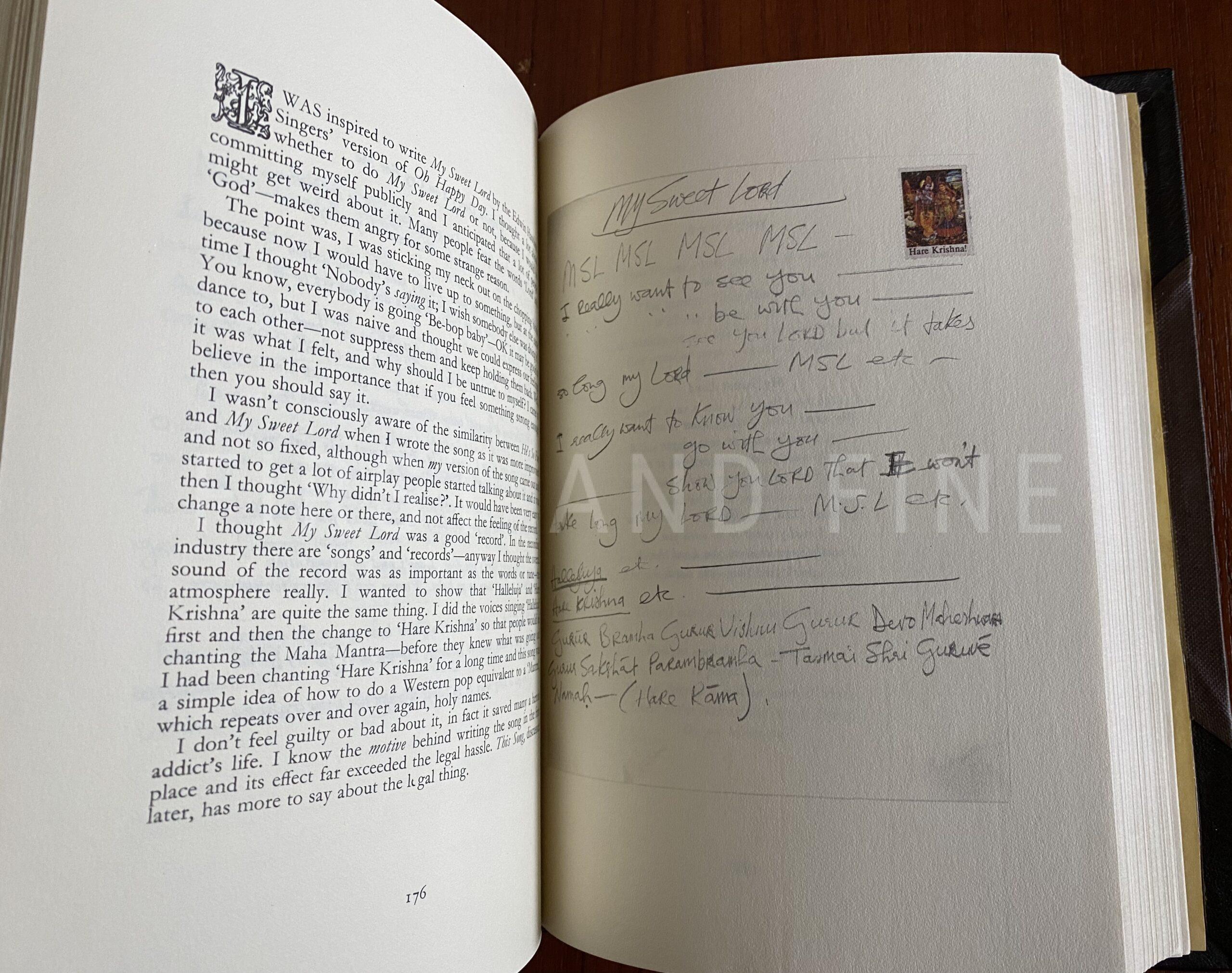 HARRISON, GEORGE (1980) ‘I, ME, MINE’, UK SIGNED LIMITED EDITION, PUBLISHED BY GENESIS PUBLICATIONS - Image 15